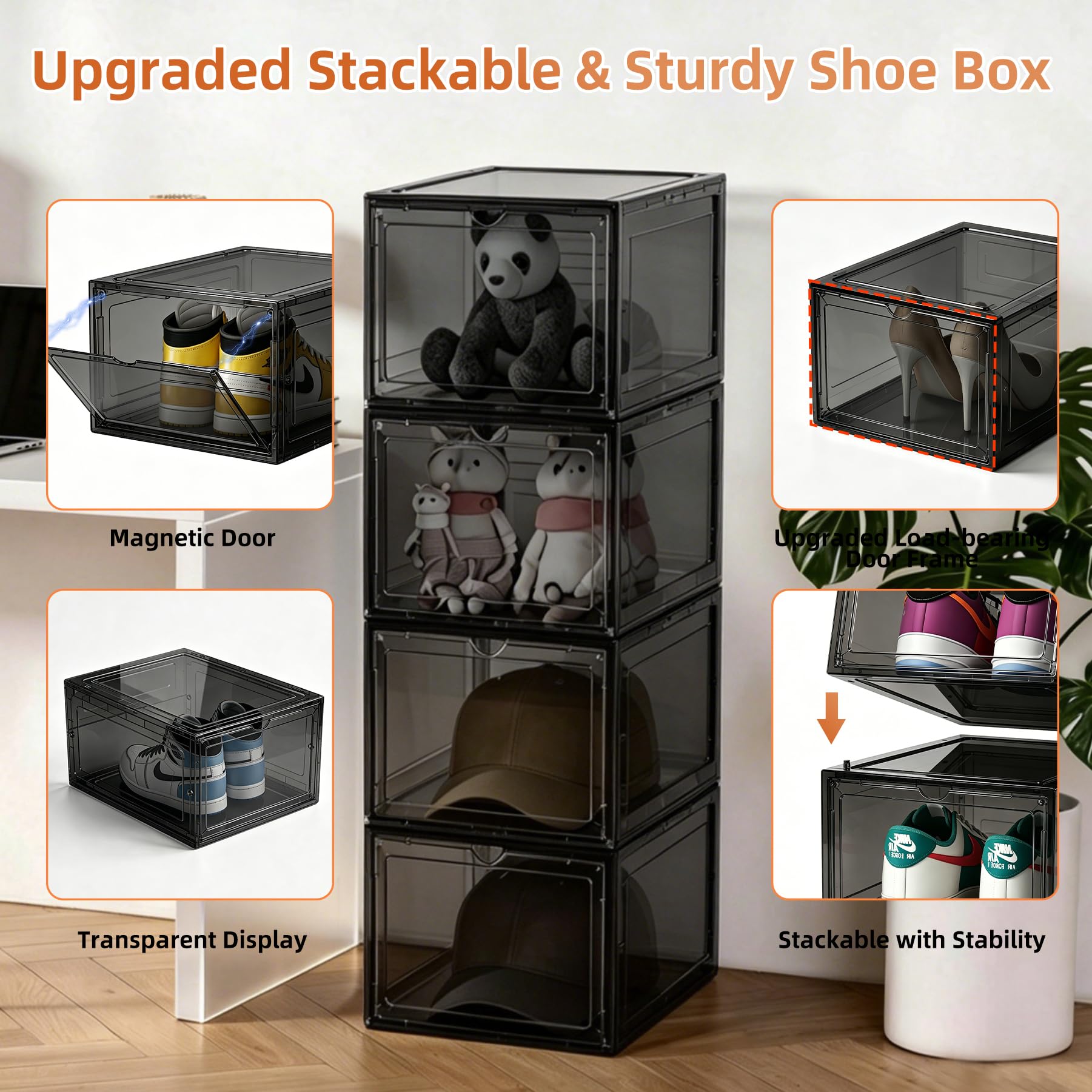 XL Shoe Storage Box (8 Count)
