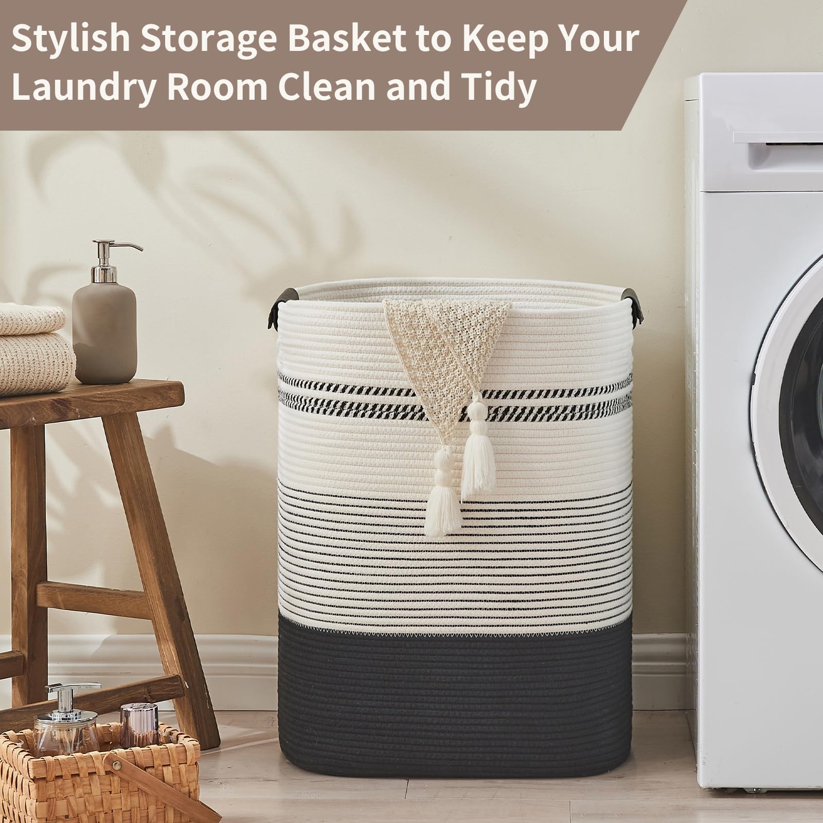 Laundry Basket with Handles