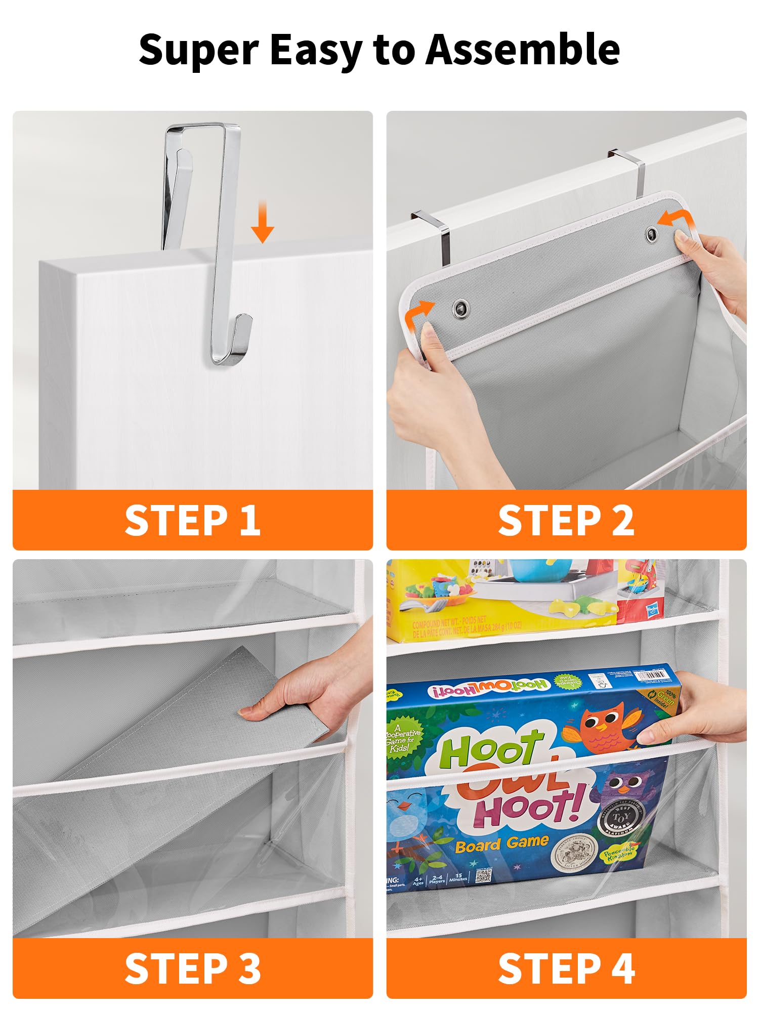 Over The Door Toy Storage Organizer w (2 Count)