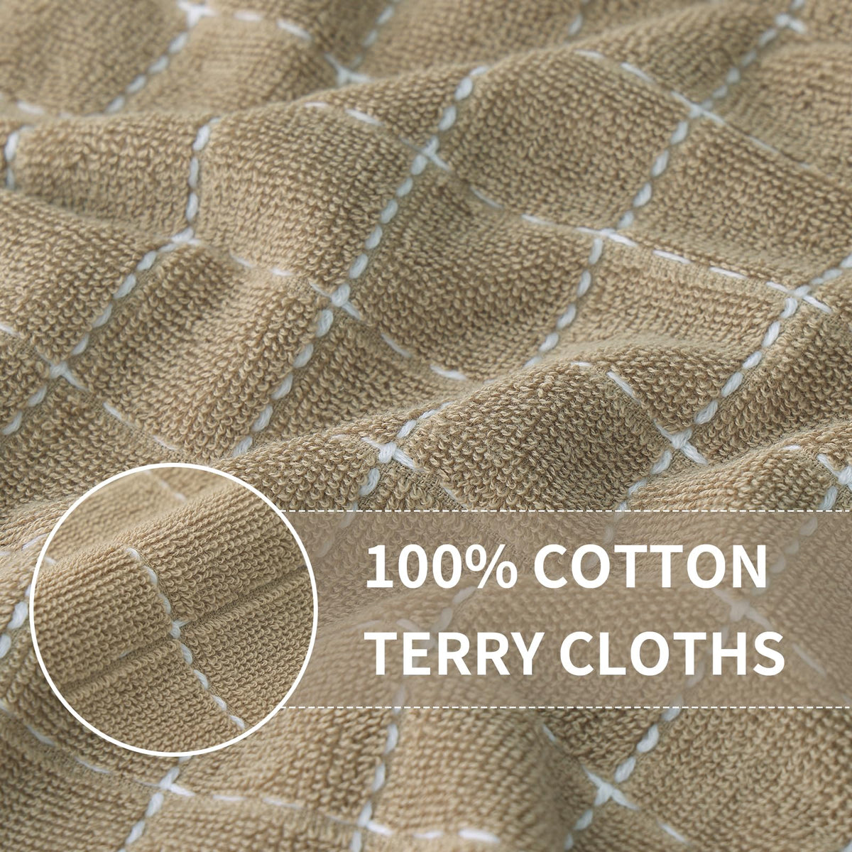 100% Cotton Terry Kitchen Towels (6 Count)
