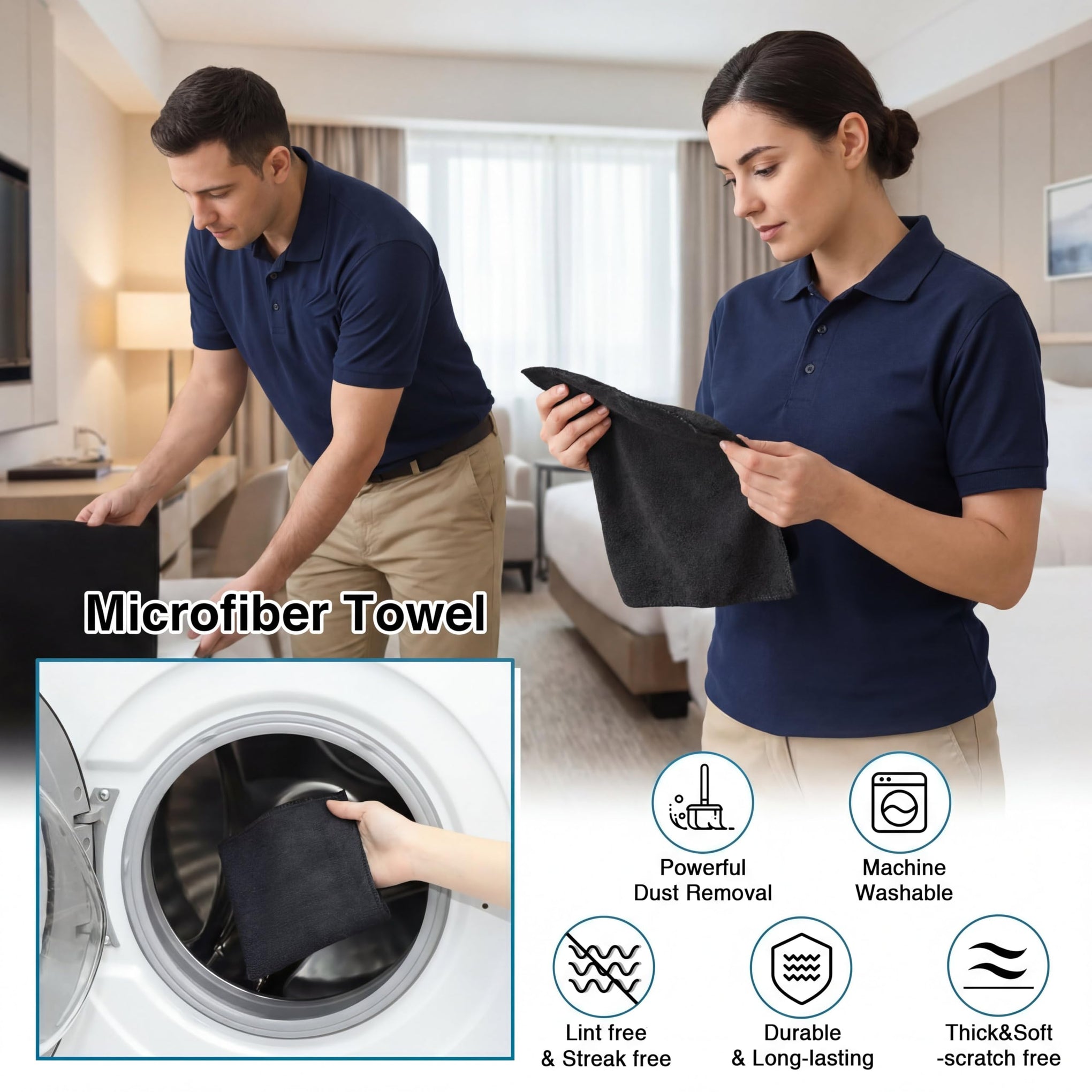 400 Microfiber Cleaning Cloths (400 Count)
