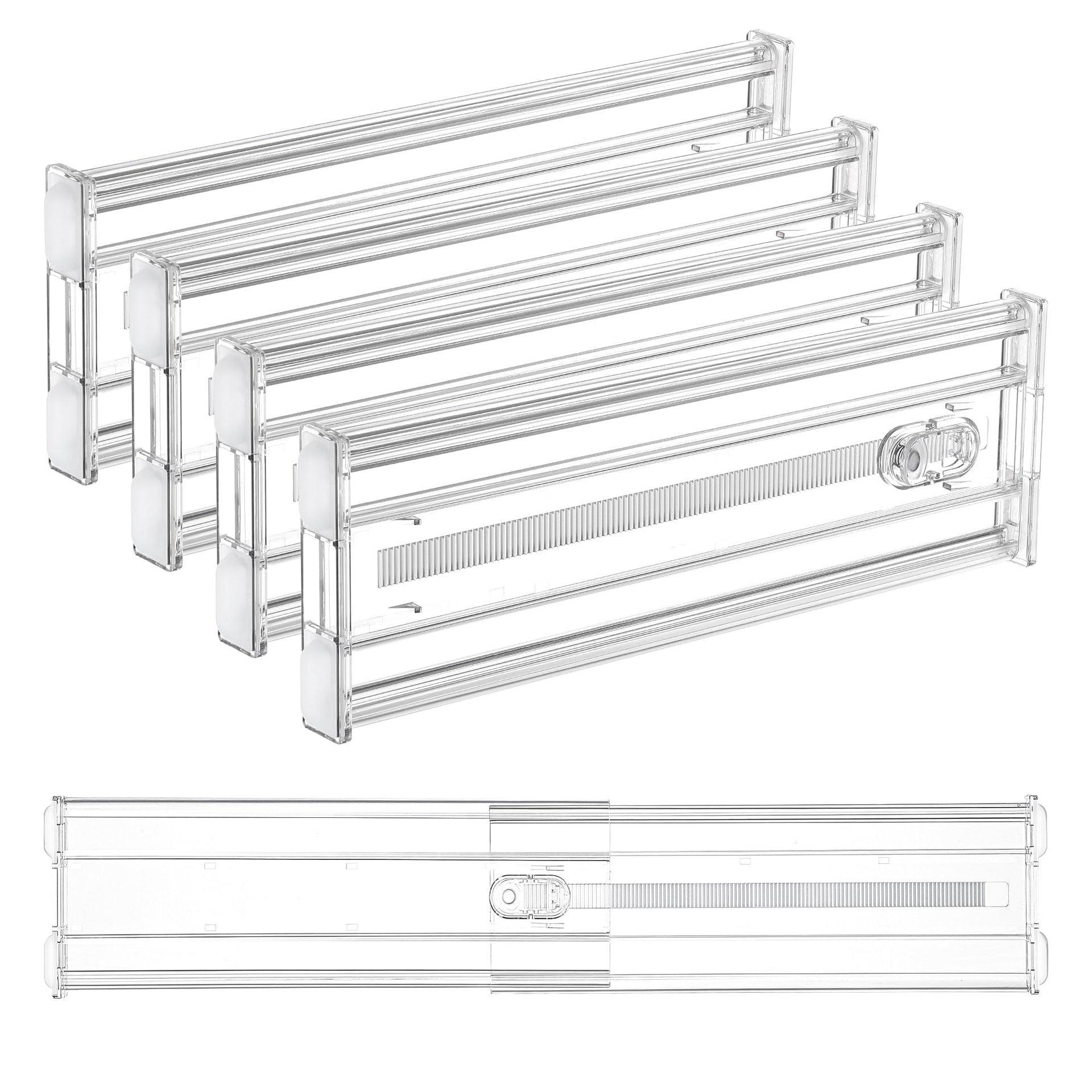 4" Regular Upgrade Drawer Dividers for Clothes (4 Count)