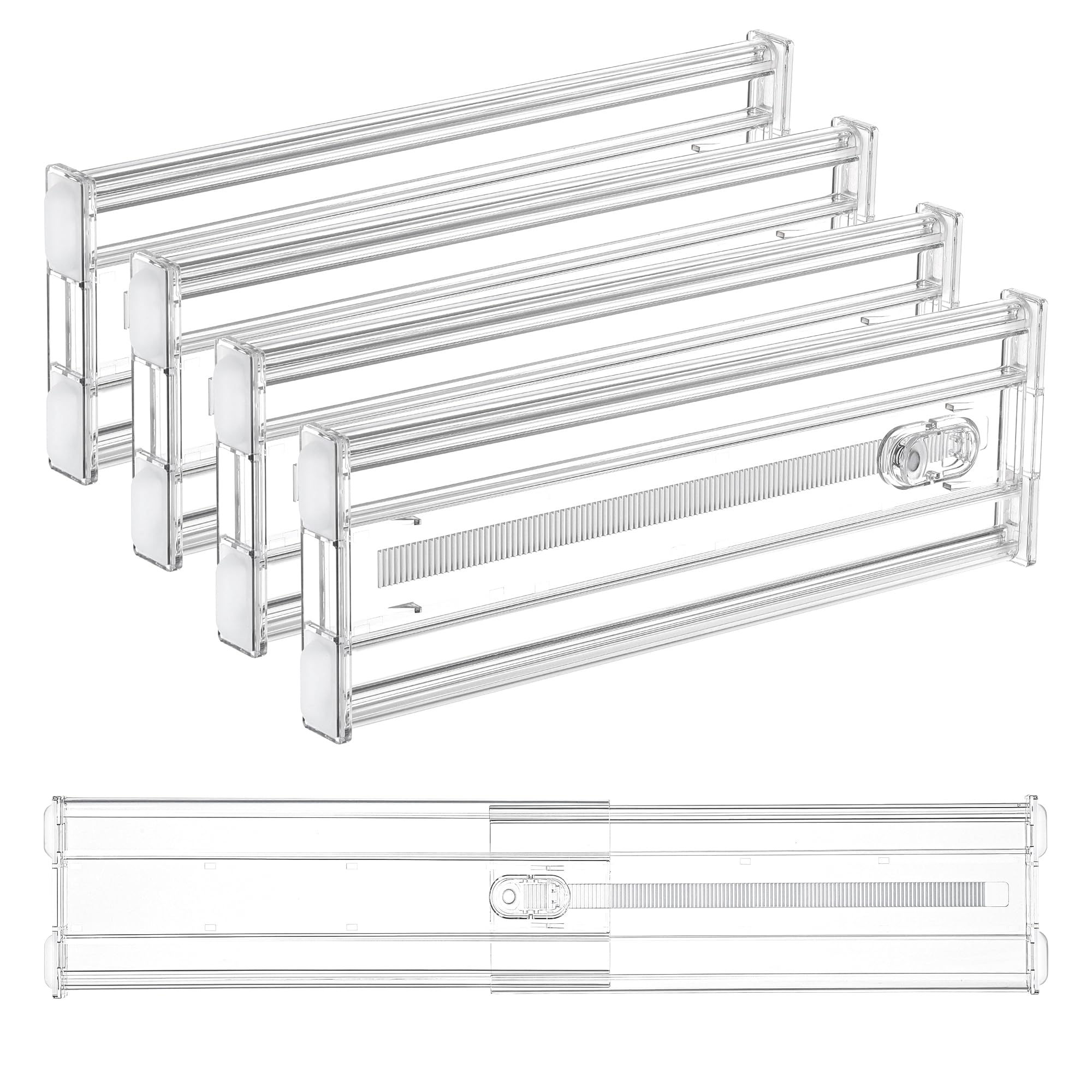 4" Regular Upgrade Drawer Dividers for Clothes (4 Count)