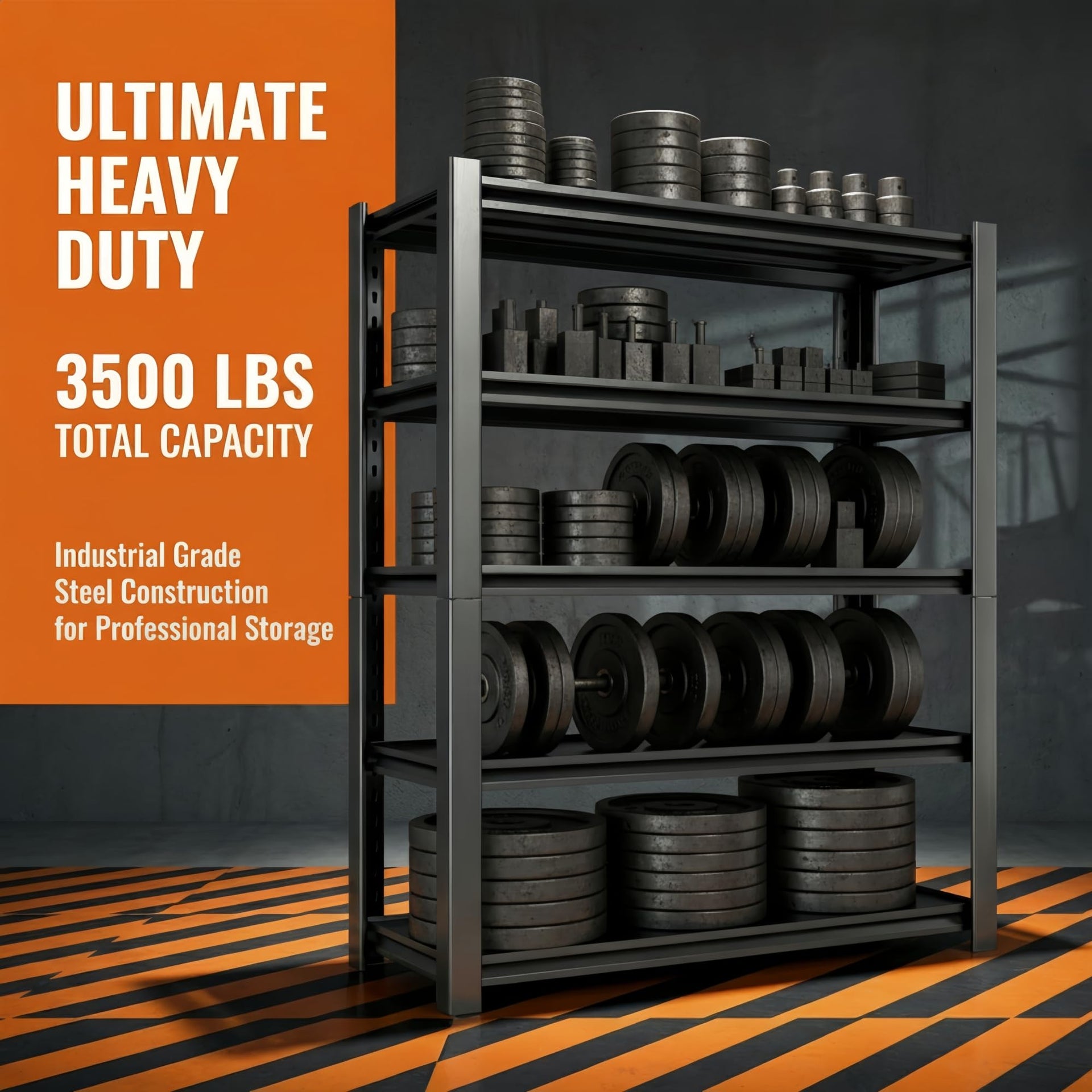 3500 LBS Heavy Duty Garage Shelving