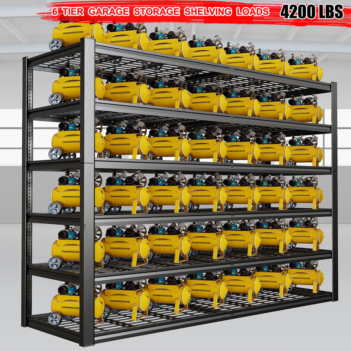 65" W Garage Shelving Heavy Duty