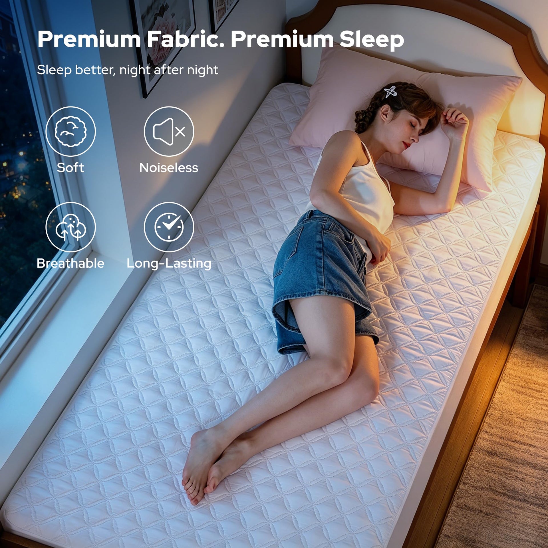 Waterproof Twin XL Mattress Protector