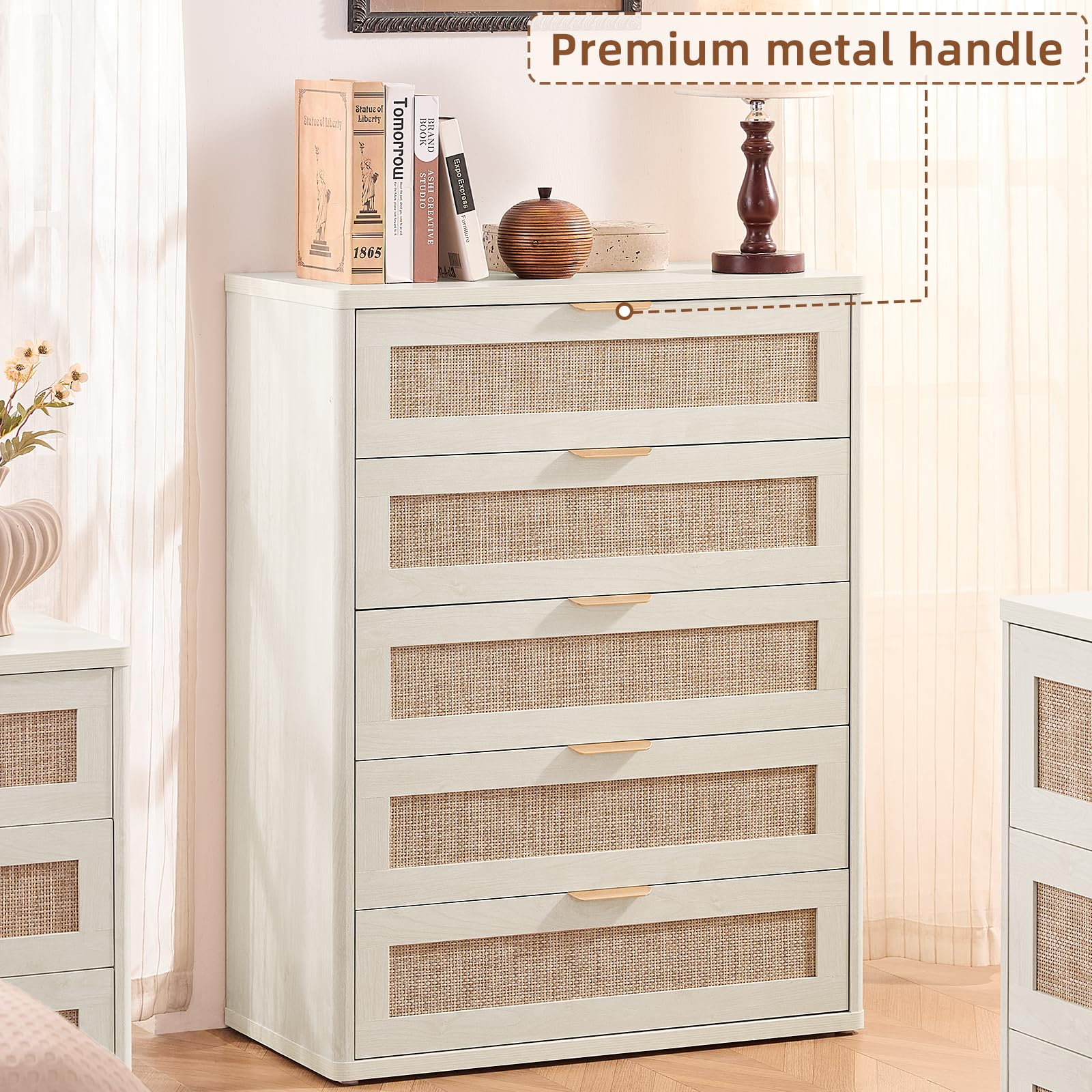 Rattan Dresser for Bedroom