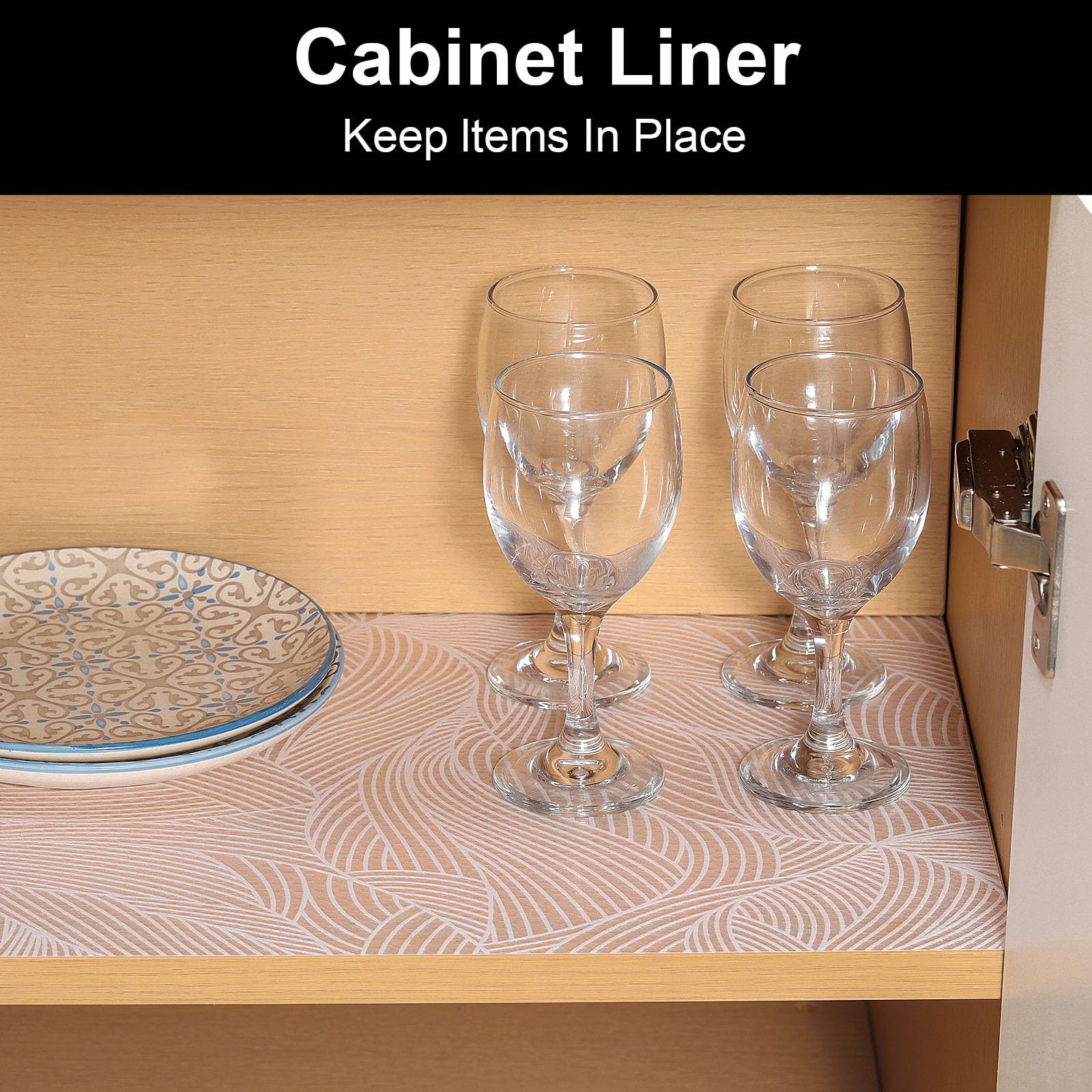 Shelf Liners for Kitchen Cabinets Refrigerator Liners Waterproof & Oil