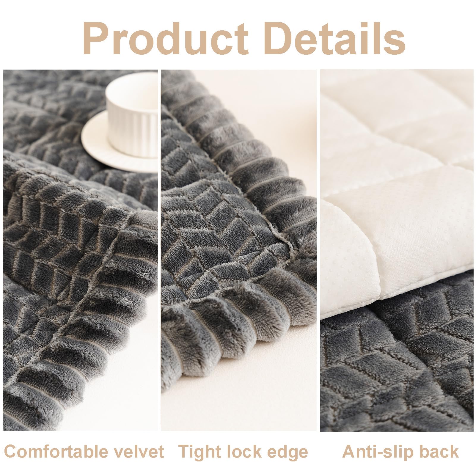 Pet Couch Cover Dogs Washable Sofa Protector Covers Non Slip Fuzzy Dog Mat