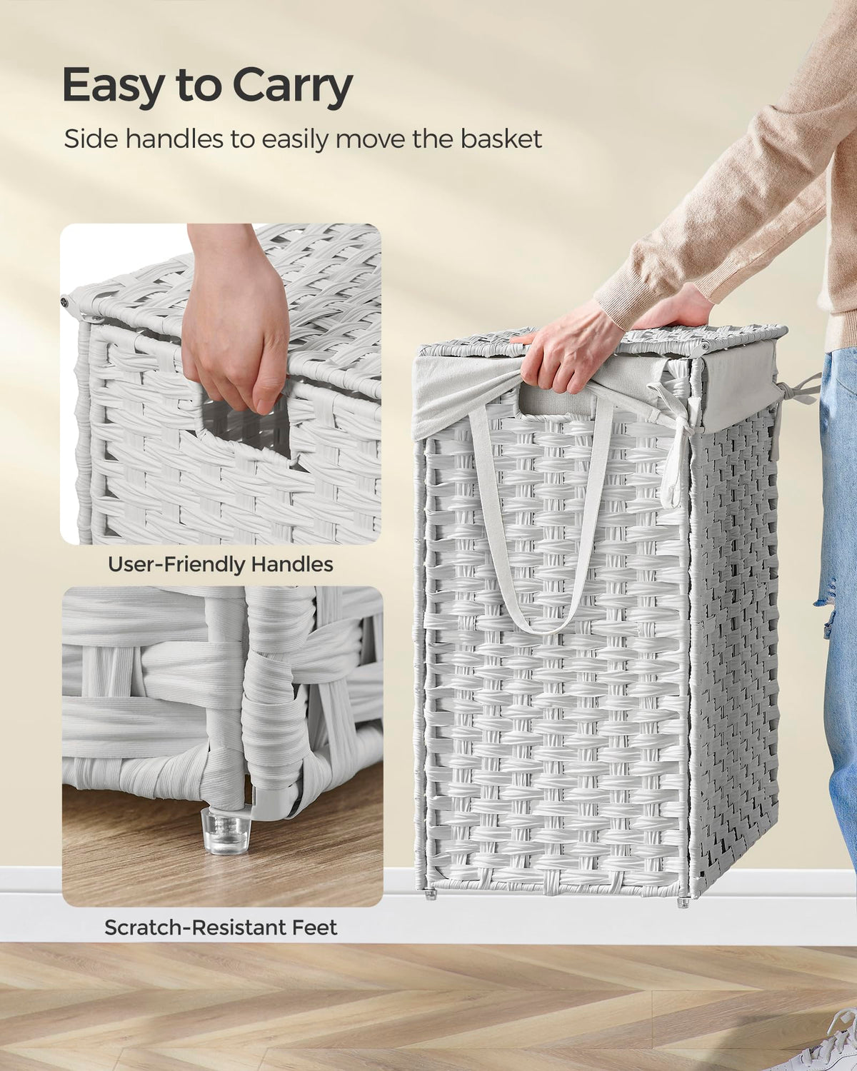 Laundry Hamper with Lid