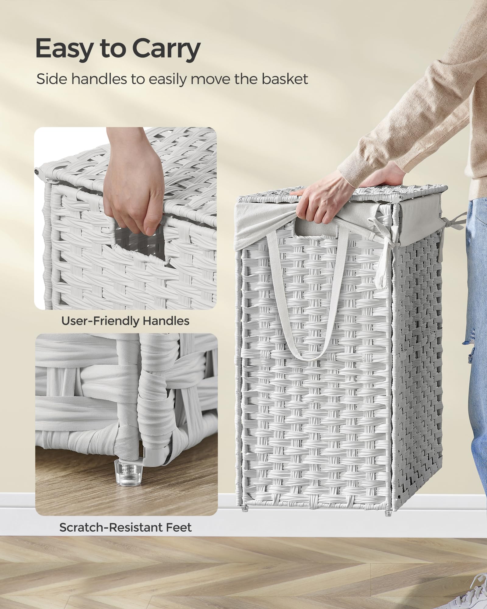 Laundry Hamper with Lid