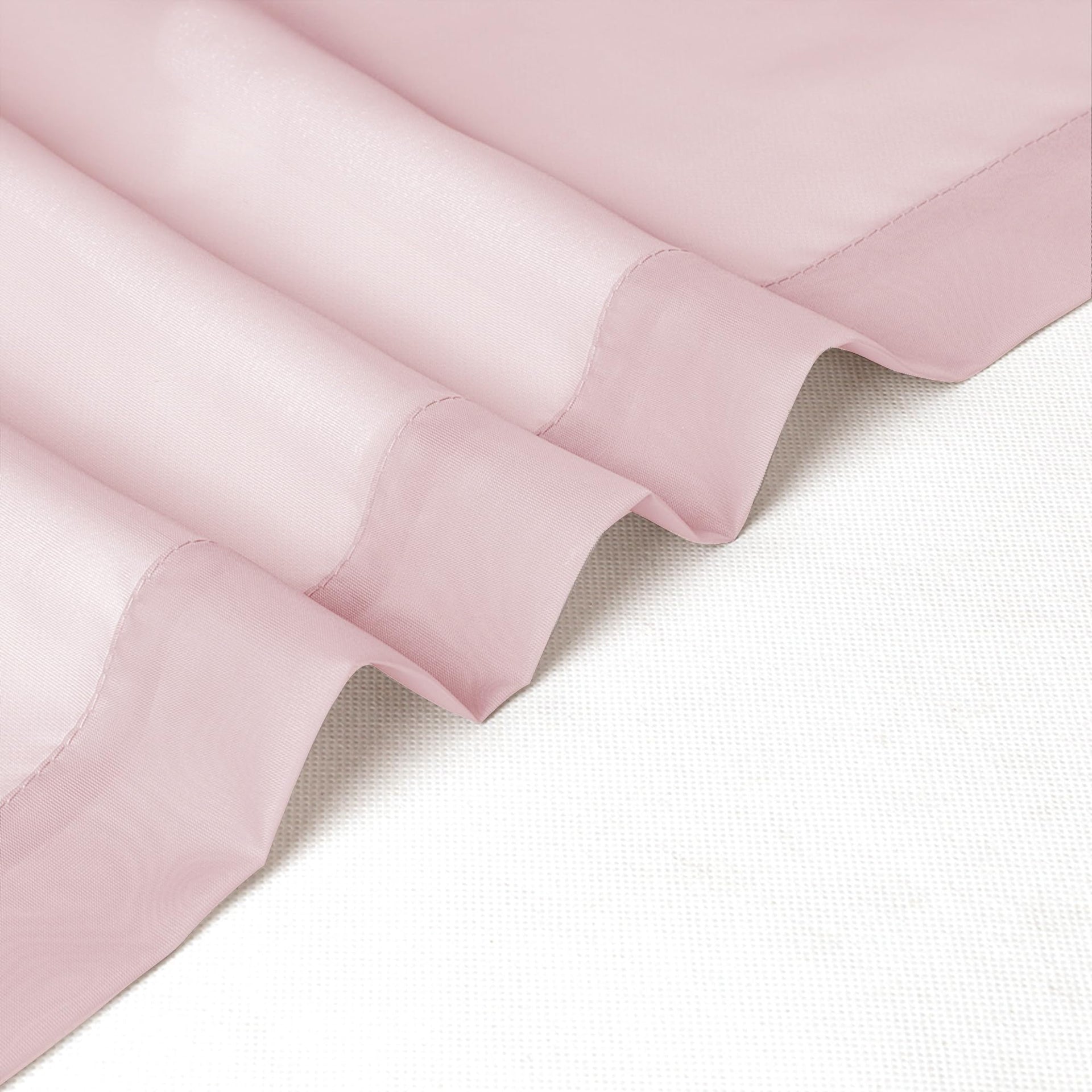 Sheer Blush Pink Curtains 90 inches Long 2 Panels (2 Count)