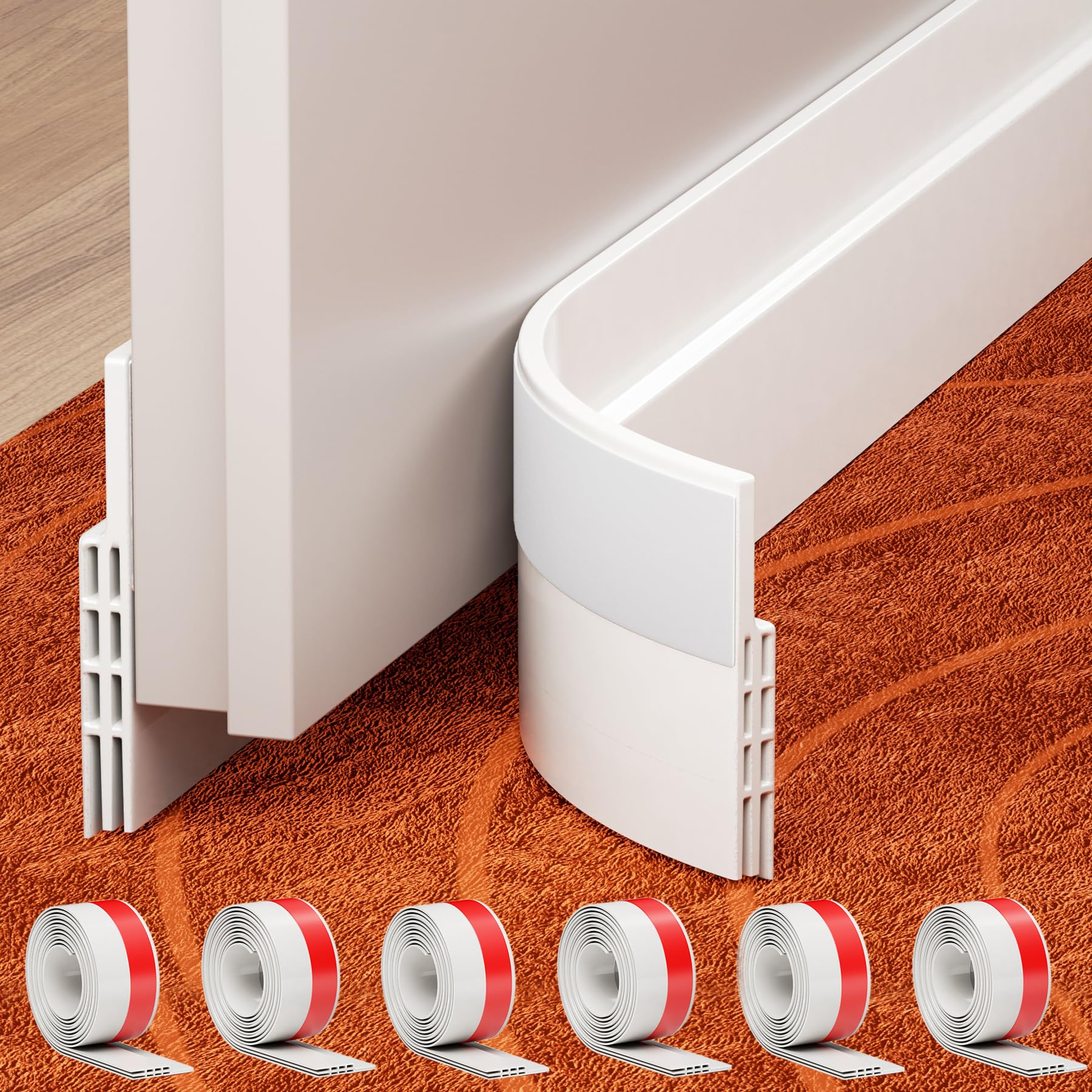 6 Pack Door Draft Stopper (6 Count)