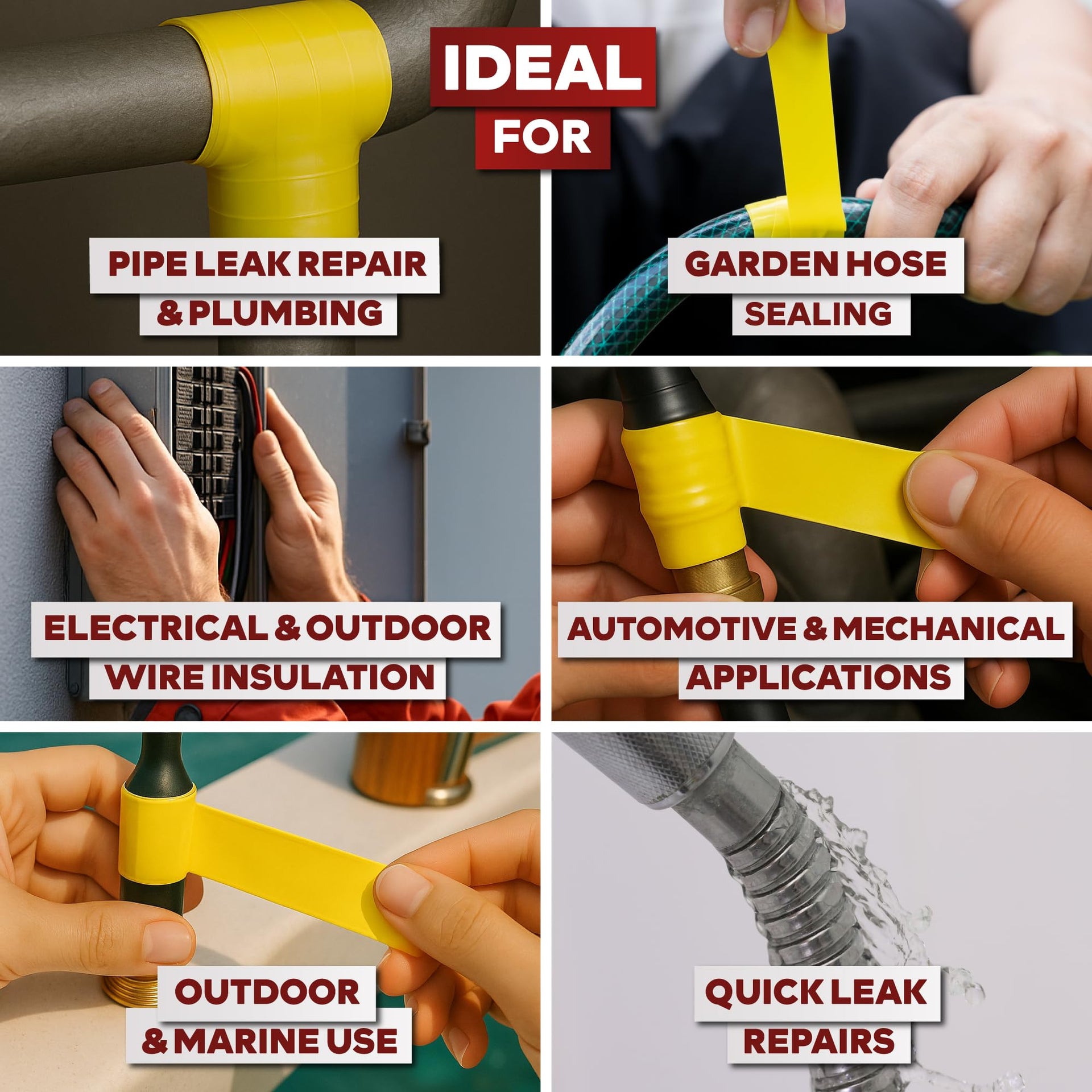 Self Fusing Silicone Tape Waterproof (36 Foot)