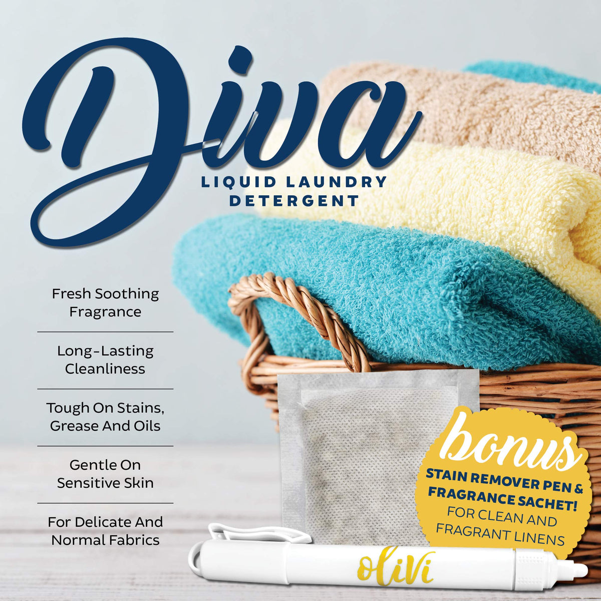 Tyler DIVA Glamorous Wash Laundry Detergent (127.8 Fl Oz)