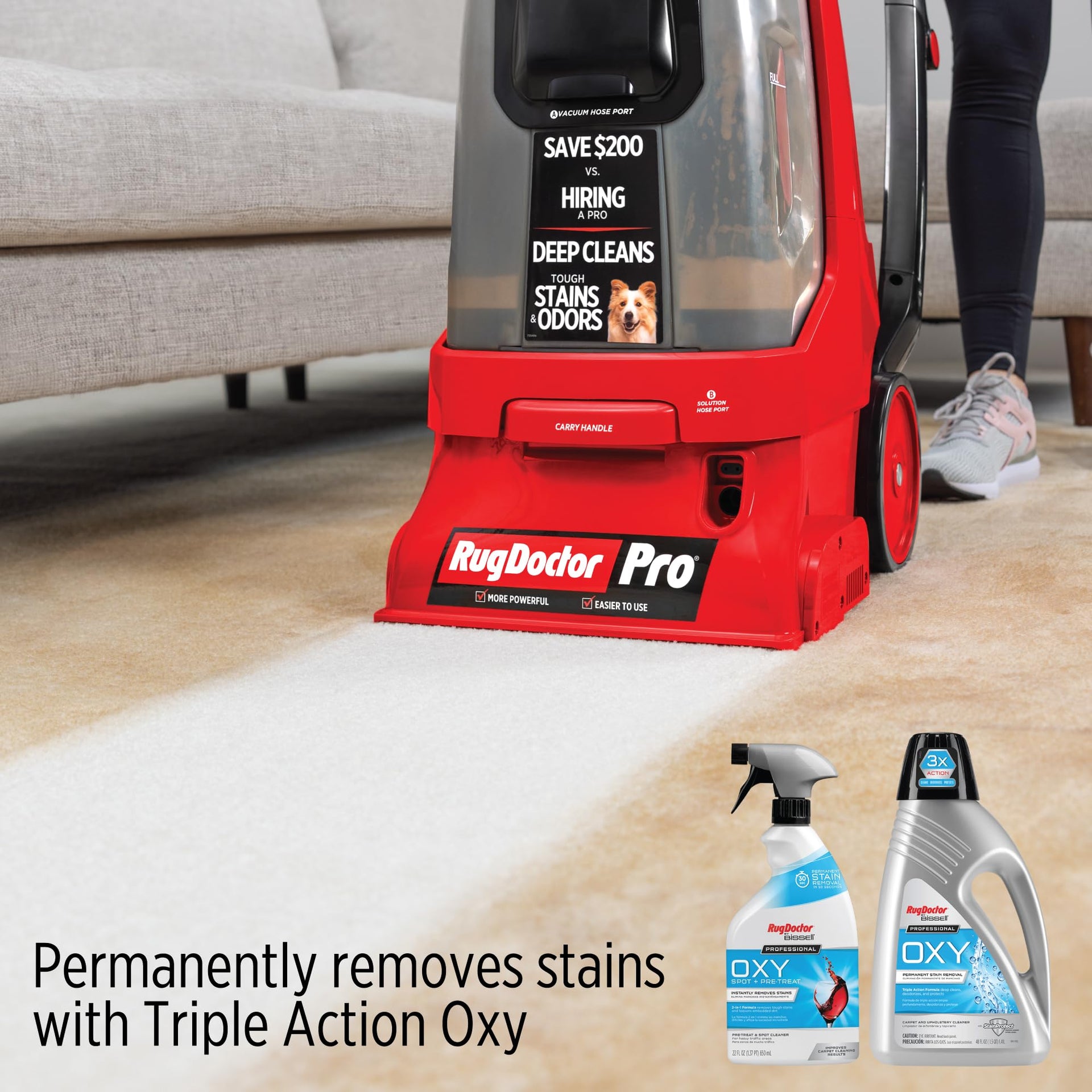 Pro Deep Commercial Carpet Cleaner with Oxy Cleaner Bundle - ModHome Supplies