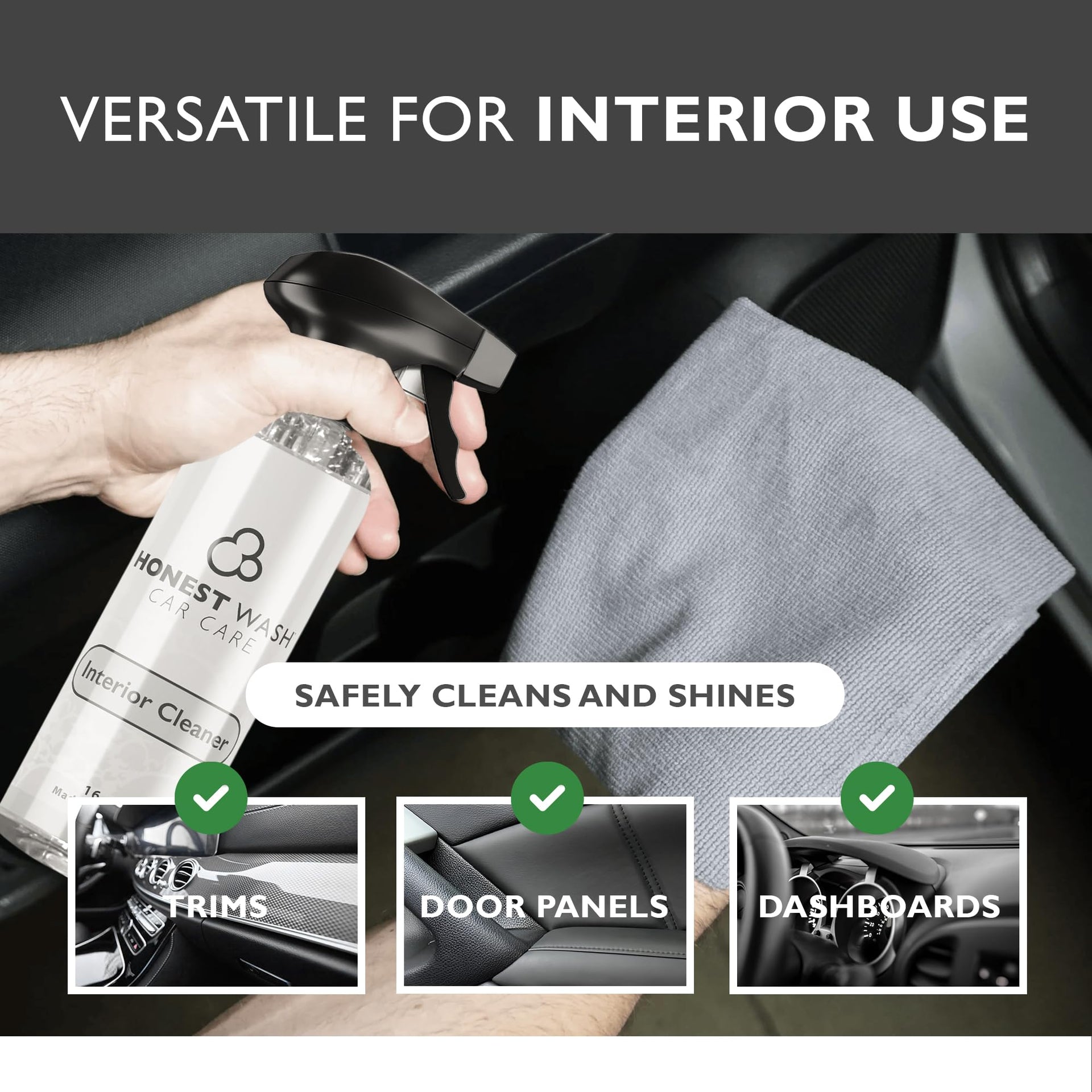 Interior Cleaner Cleans and Shines Rubber (128 Fl Oz)