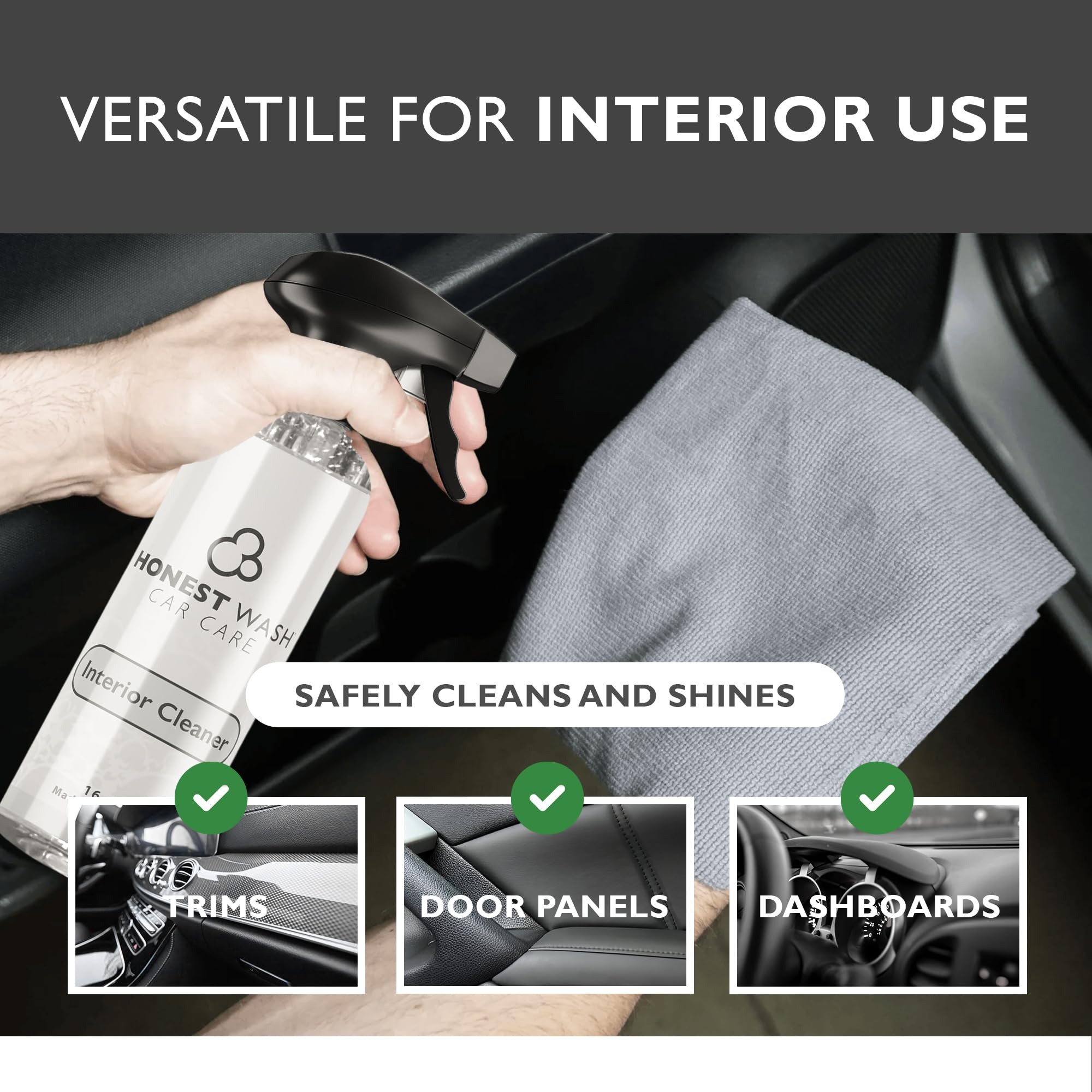 Interior Cleaner Cleans and Shines Rubber (128 Fl Oz)