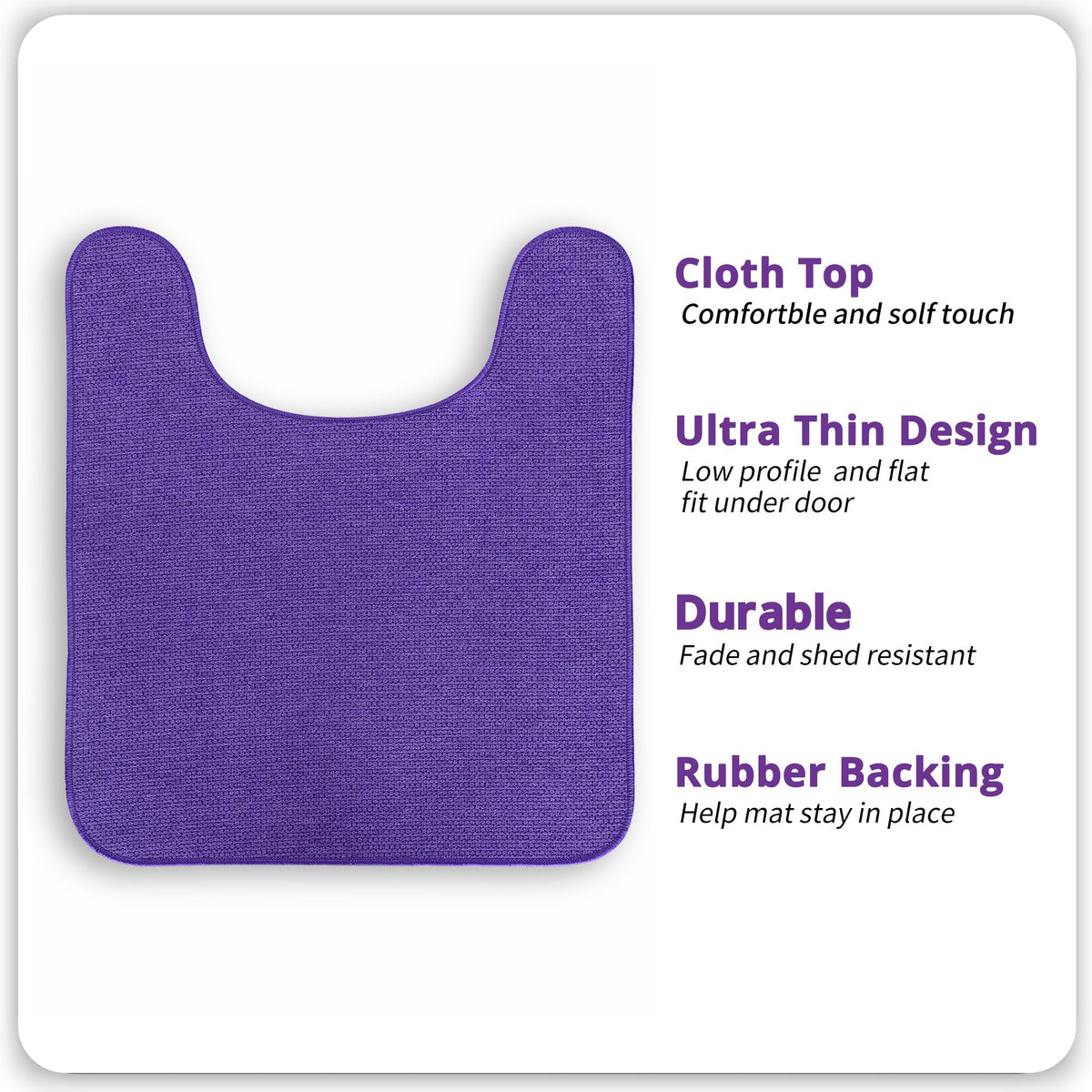 Toilet Rugs U Shaped Bathroom Rug