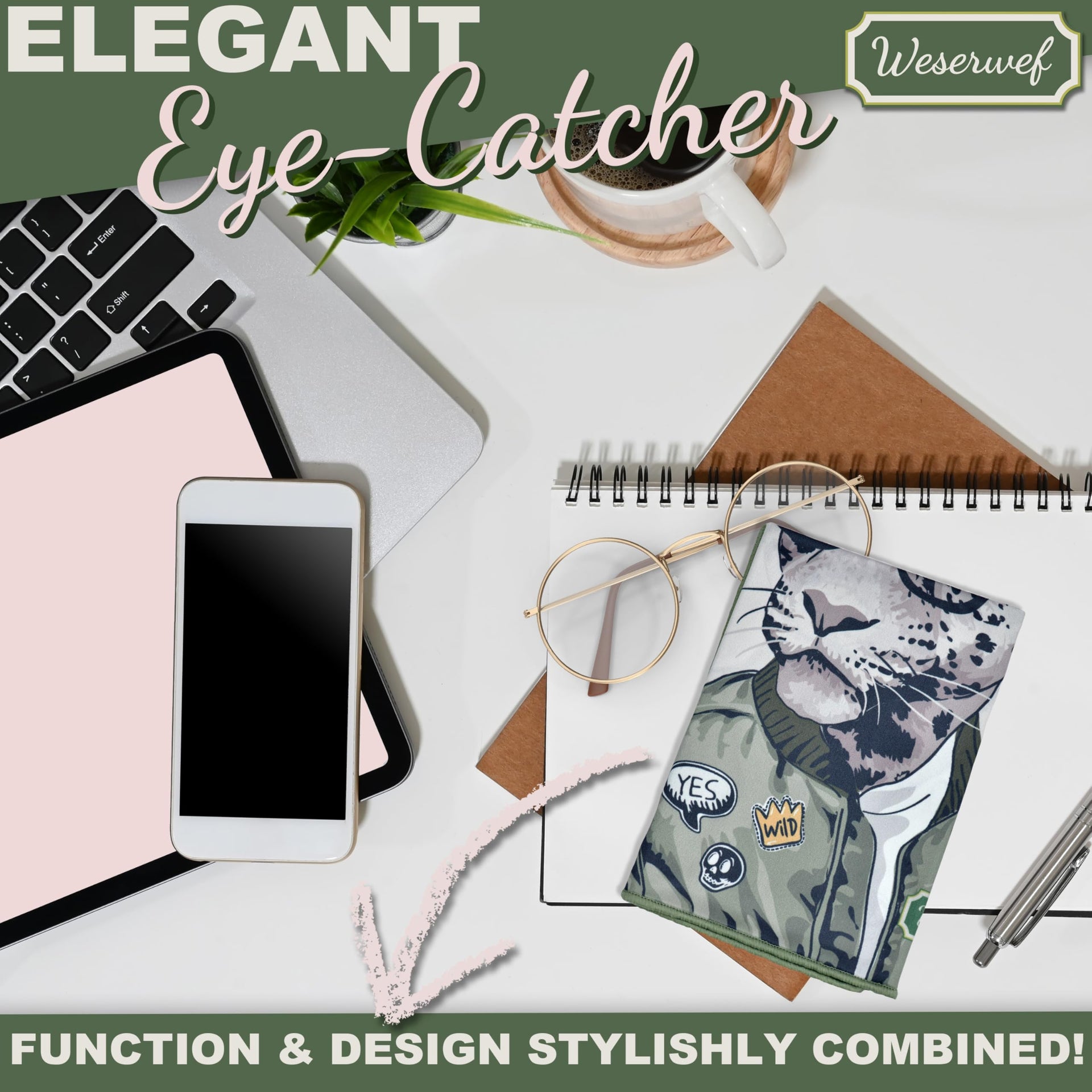 Design Microfiber Glasses Cleaning Cloth