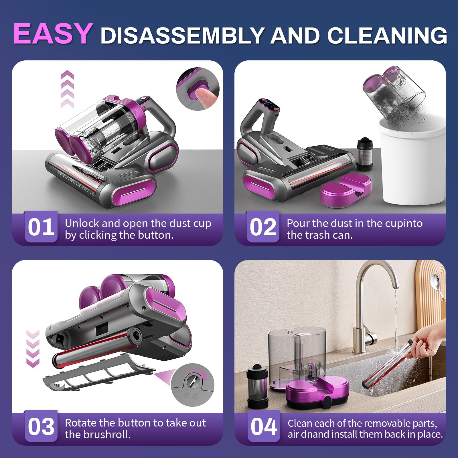 Cordless Mattress Vacuum Cleaner