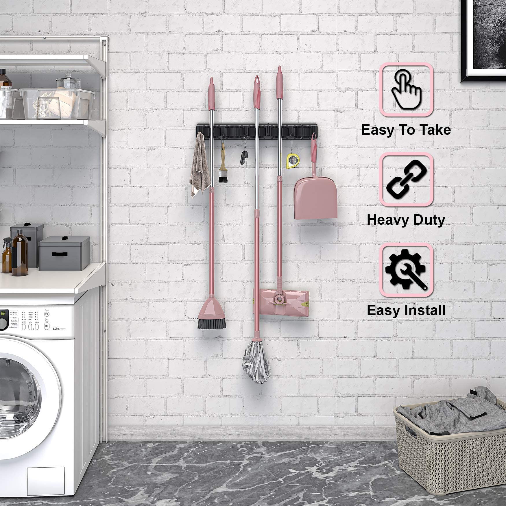 Mop and Broom Holder