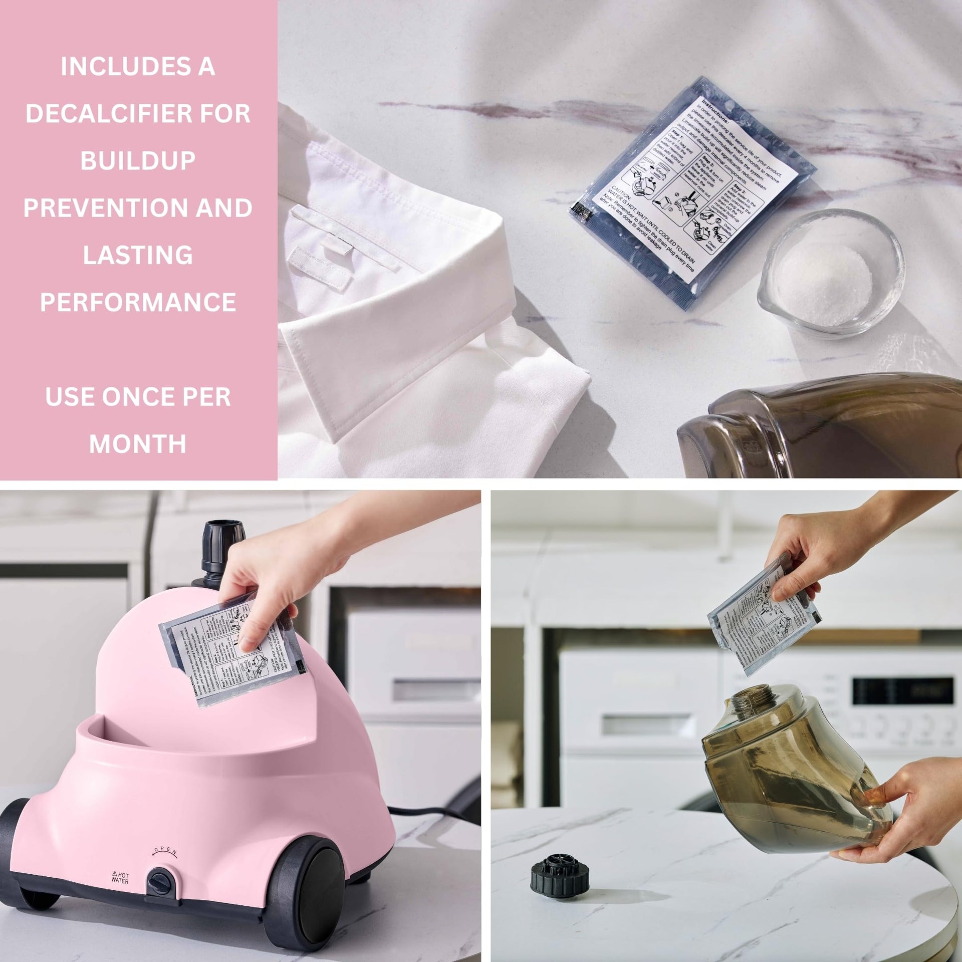 Full Size Garment Steamer for Clothes with Wheels