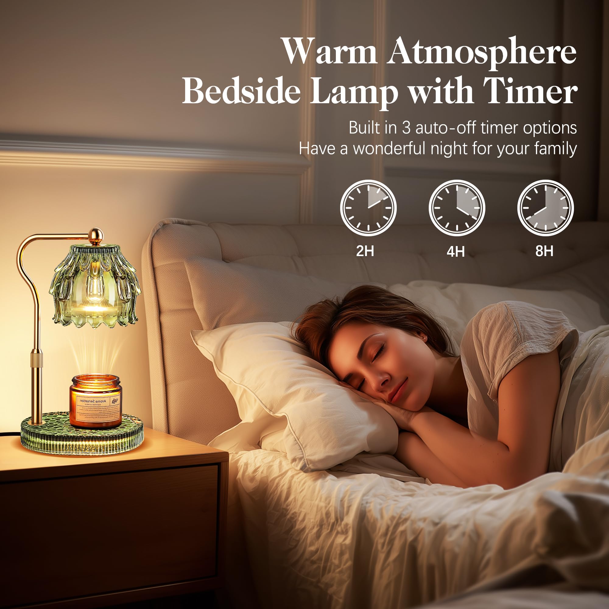 Candle Warmer Lamp with Timer Dimmer