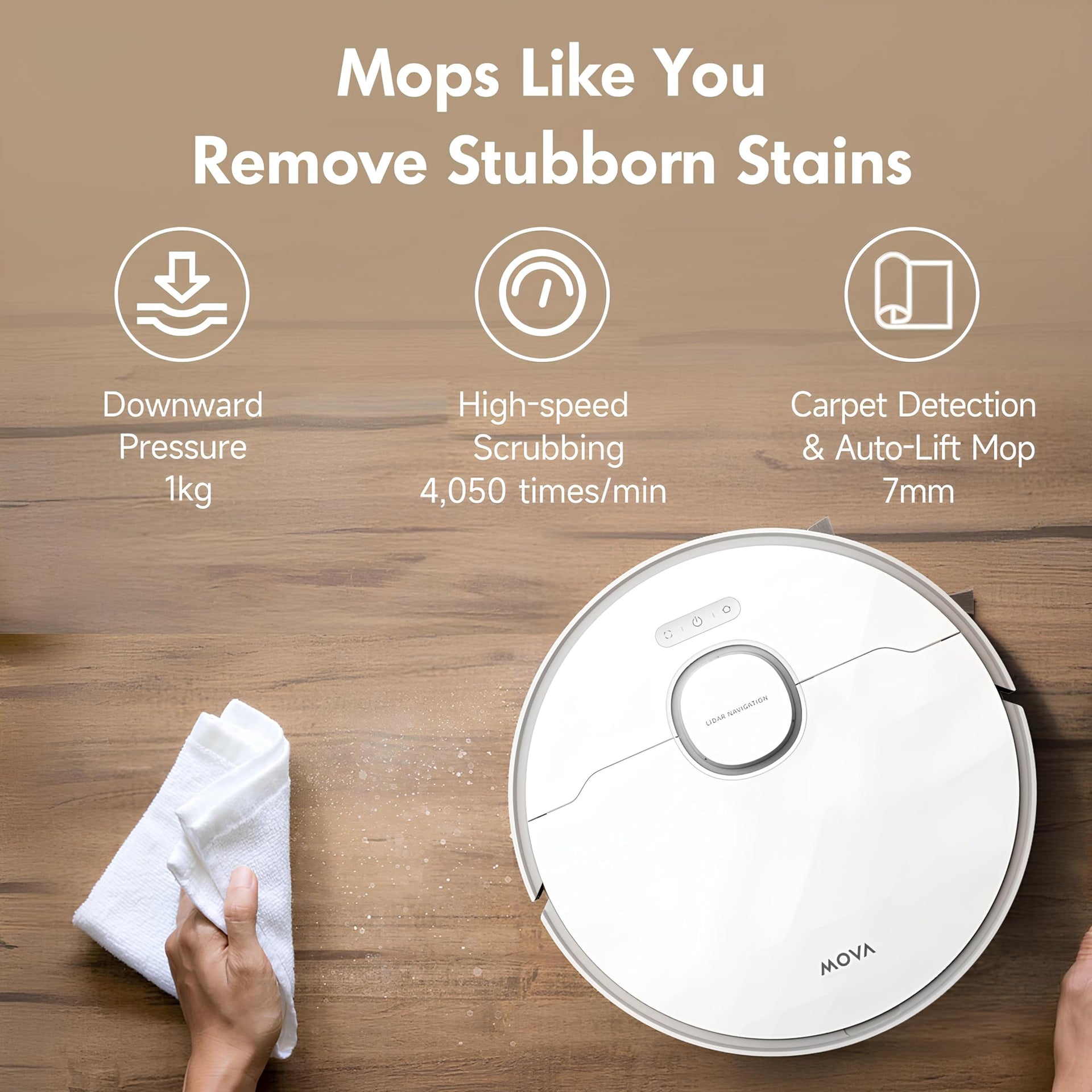 S20 Ultra Robot Vacuum and Mop Combo with Dual Roller Brush