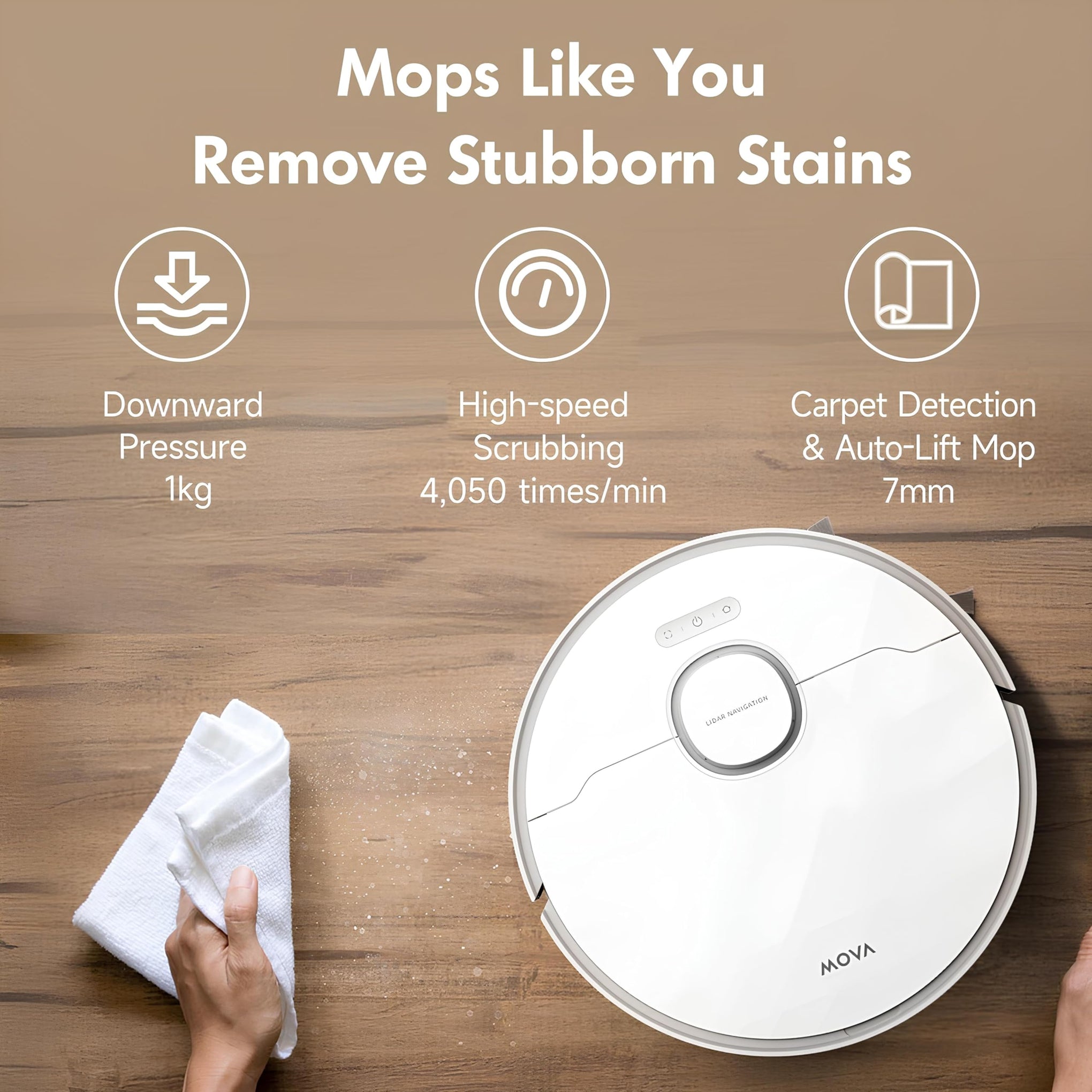 S20 Ultra Robot Vacuum and Mop Combo with Dual Roller Brush
