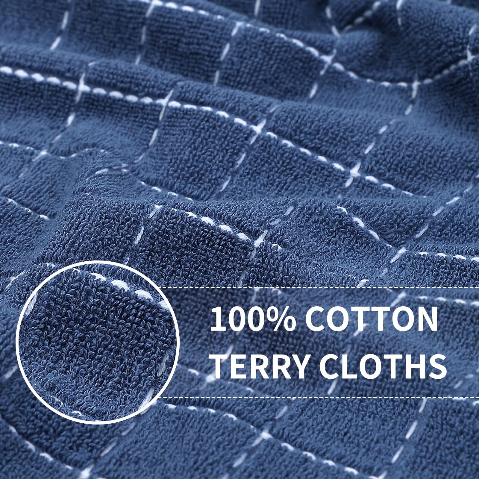 100% Cotton Terry Kitchen Towels (24 Count)