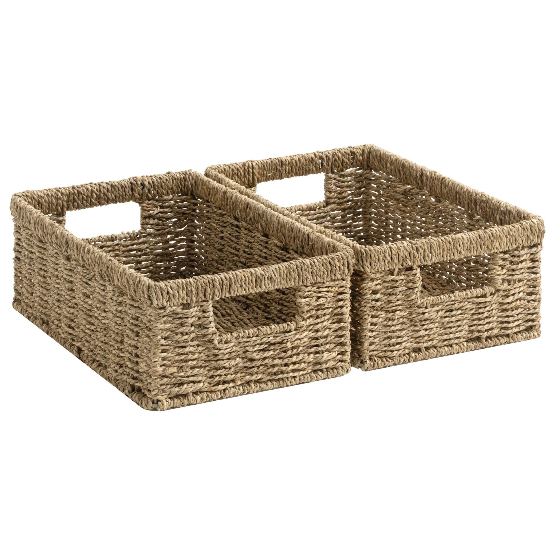 Wicker Baskets for Organizing (2 Count)