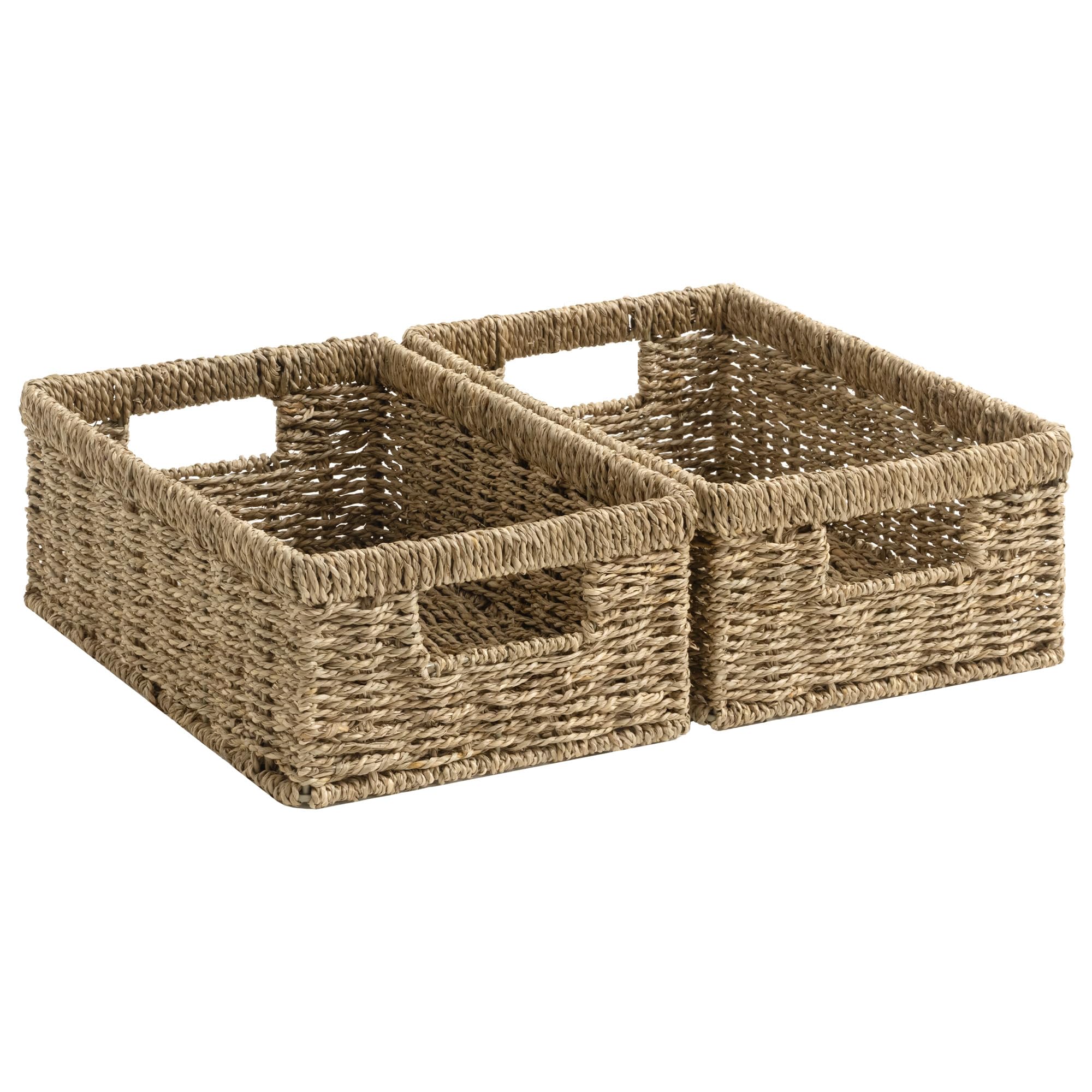 Wicker Baskets for Organizing (2 Count)