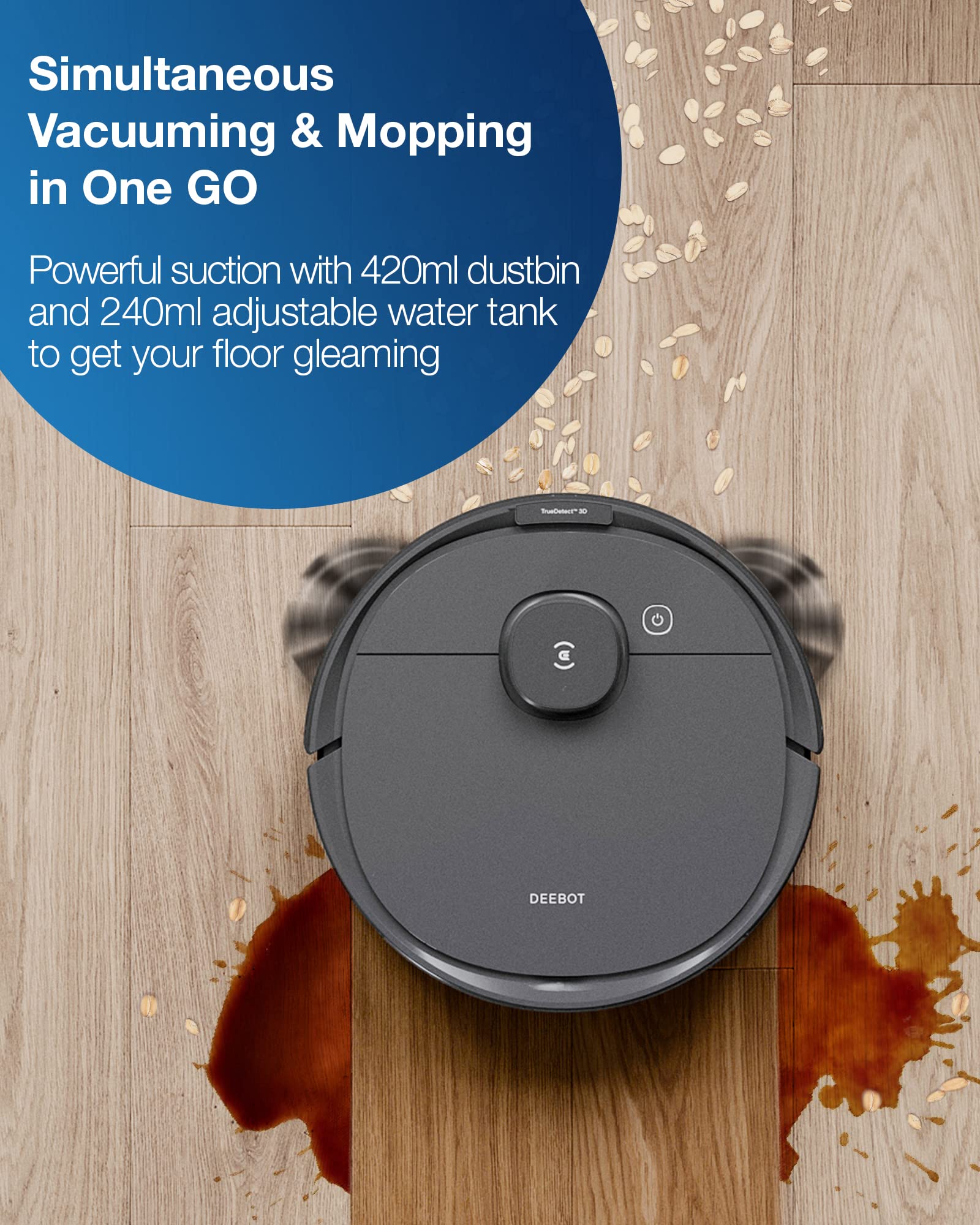 Deebot T8 Robot Vacuum and Mop Cleaner