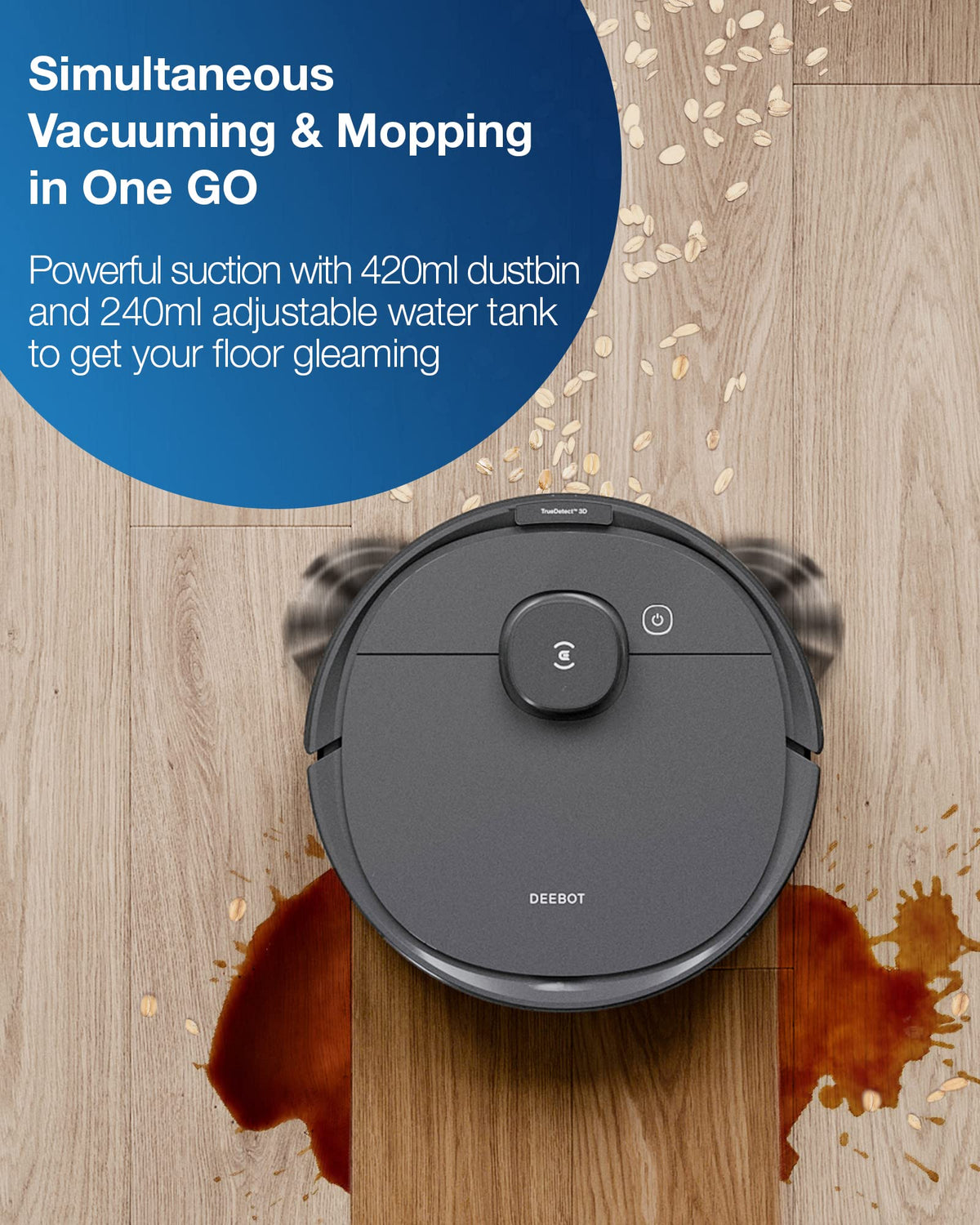 Deebot T8 Robot Vacuum and Mop Cleaner