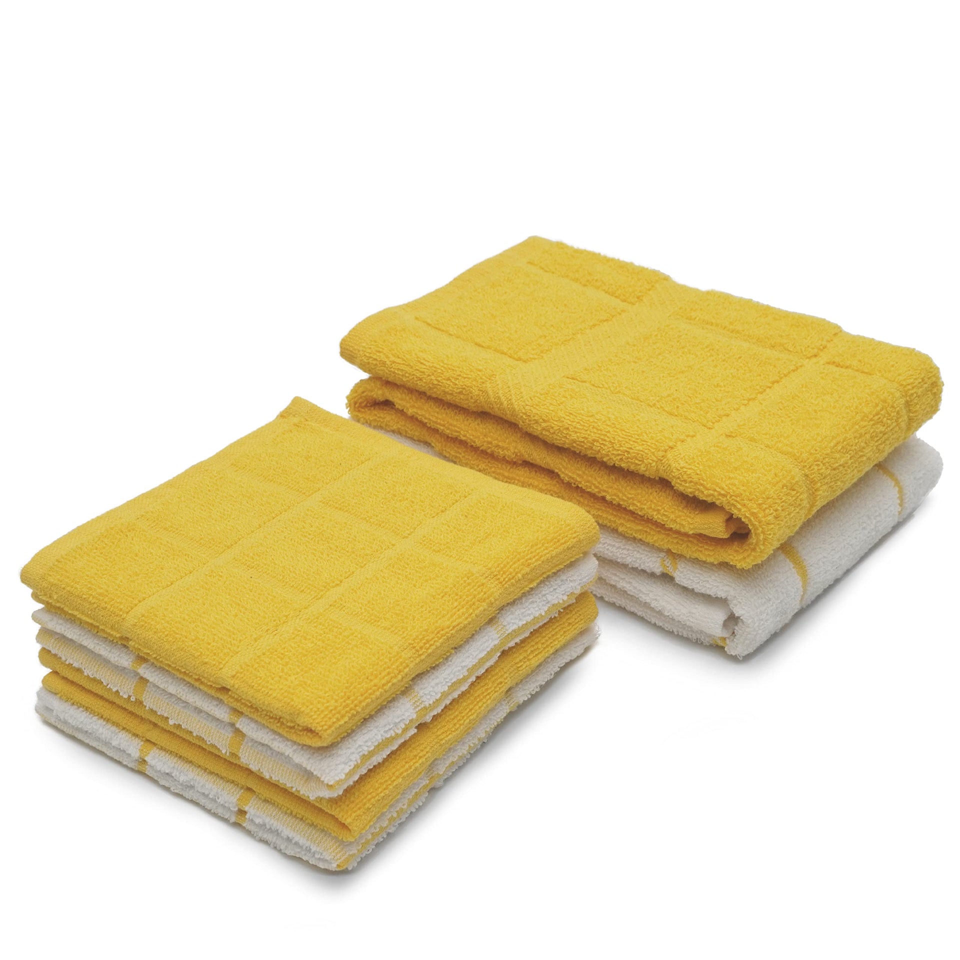 100% Cotton Terry Dish Cloth & Dish Towel (6 Count)