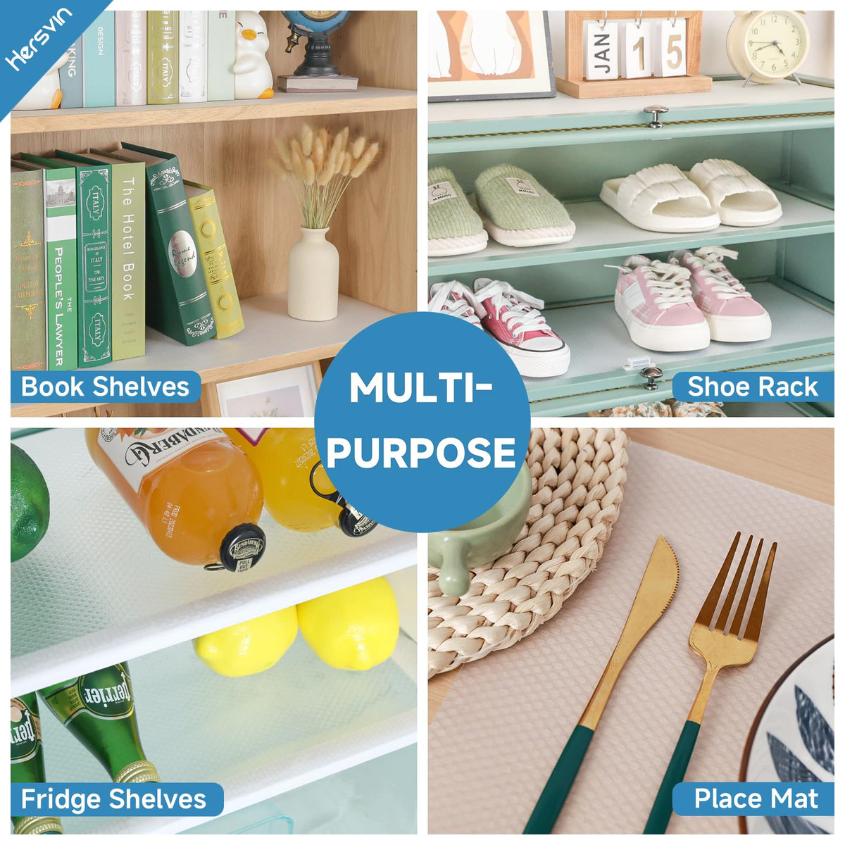 Shelf Liners 24 in x 20 ft EVA Drawer Mats (5760 sq in)