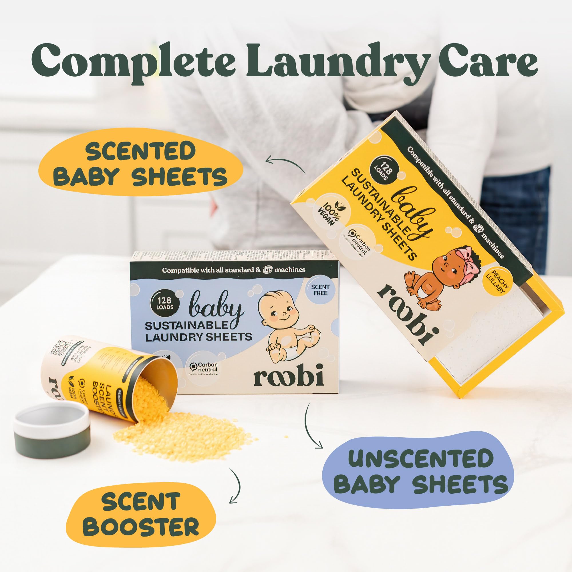 Baby Laundry Detergent Sheets (128 Count)