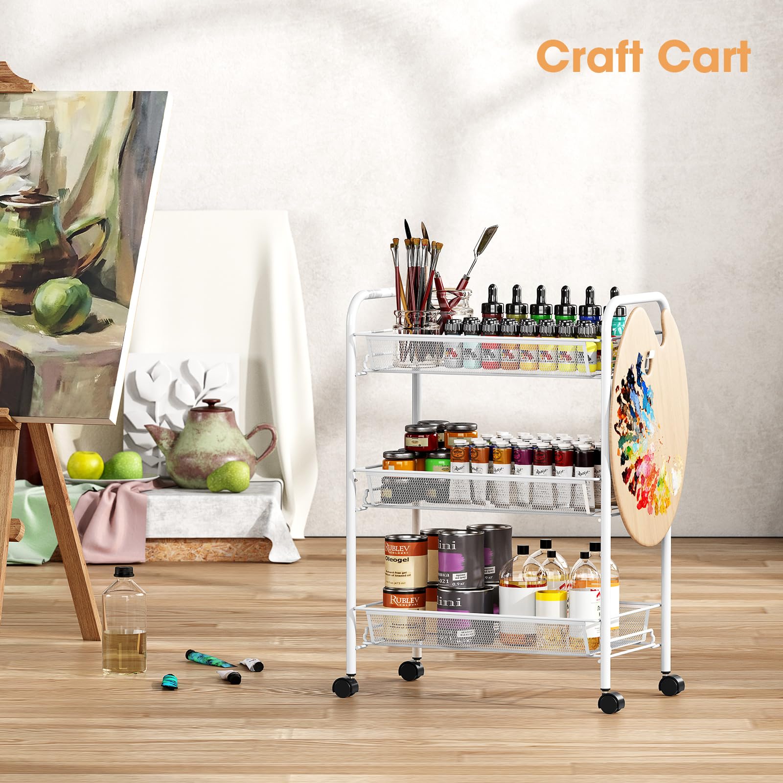 3 Tier Rolling Cart