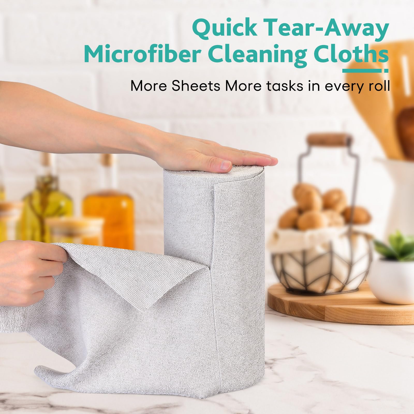 Matthew Microfiber Cleaning Cloth Roll 72Pack (72 Count)