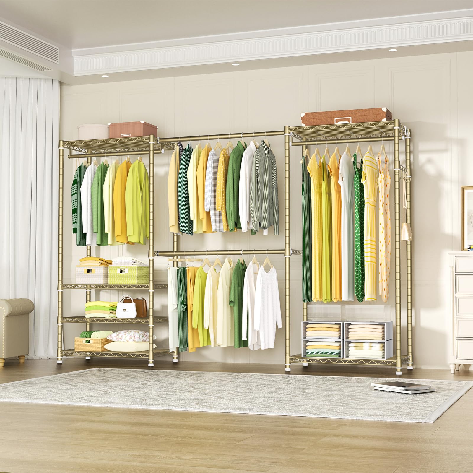 E1 Heavy Duty Closet Garment Rack