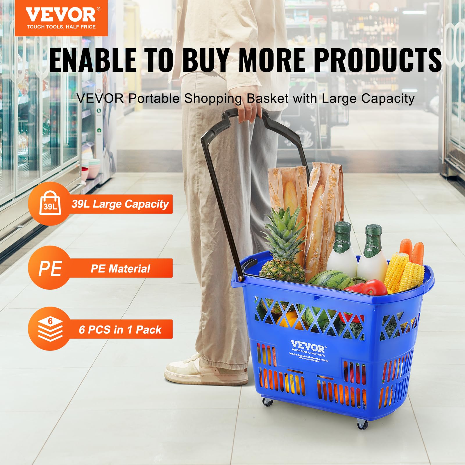 Shopping Carts with Handles