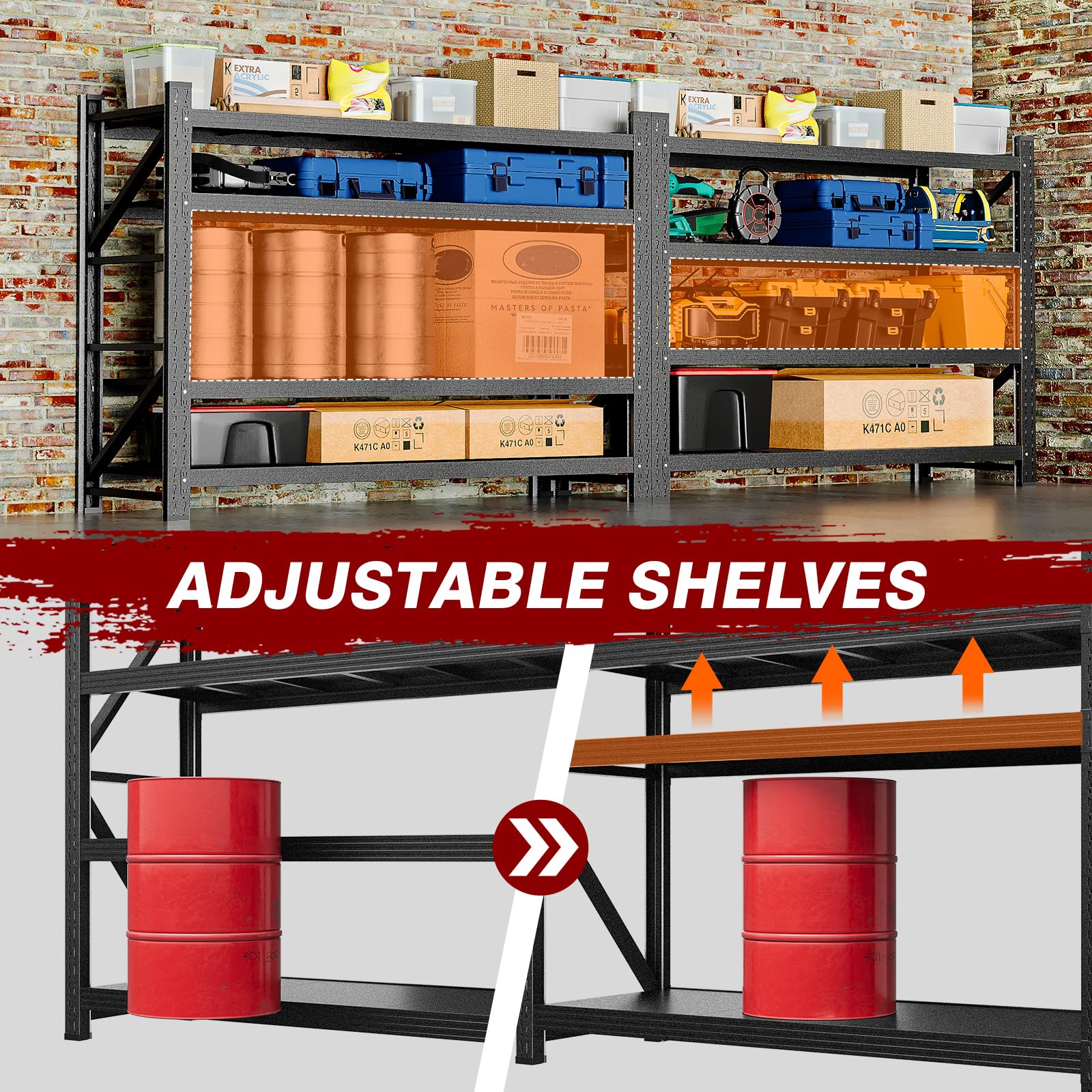 5000LBS Metal Steel Storage Shelves