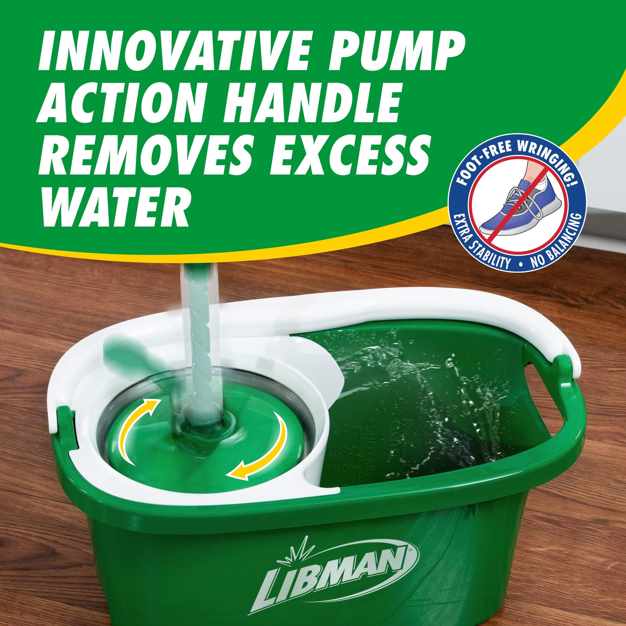 Libman Tornado Spin Mop System with Bucket & Wringer
