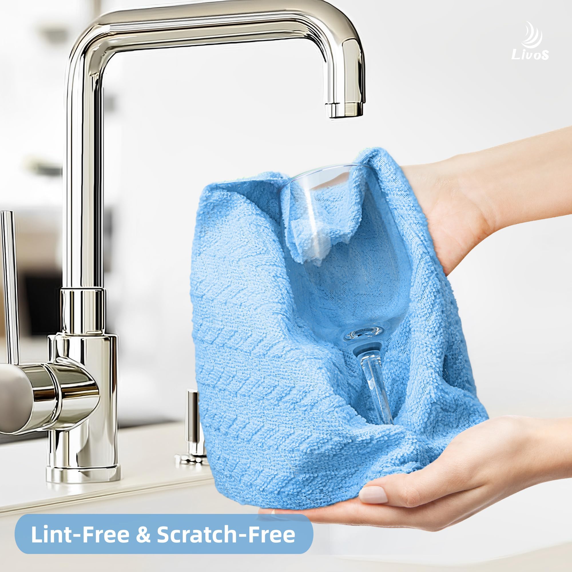 Microfiber Cleaning Cloth Roll (80 Count)