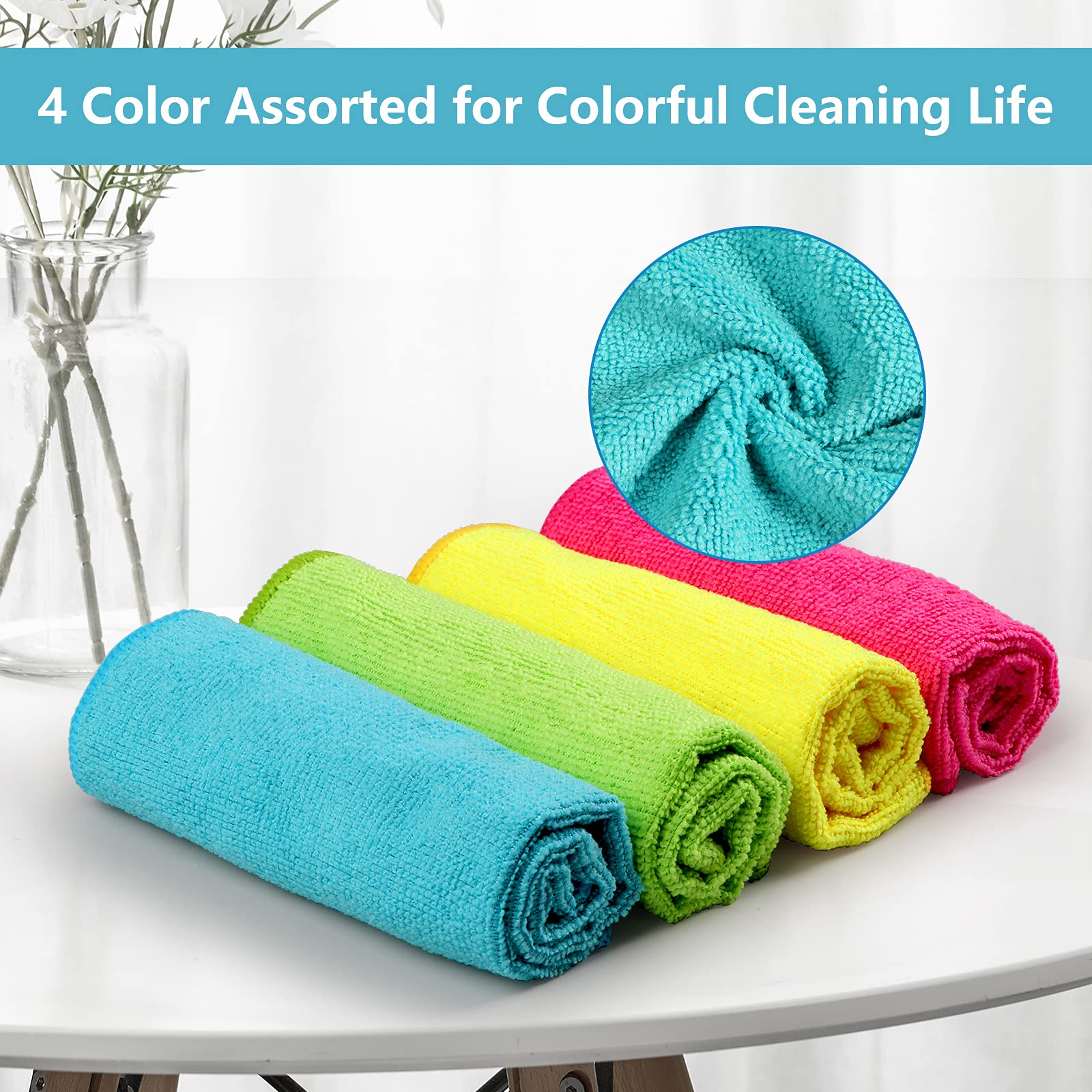24PK Microfiber Cleaning Cloth (24 Count)