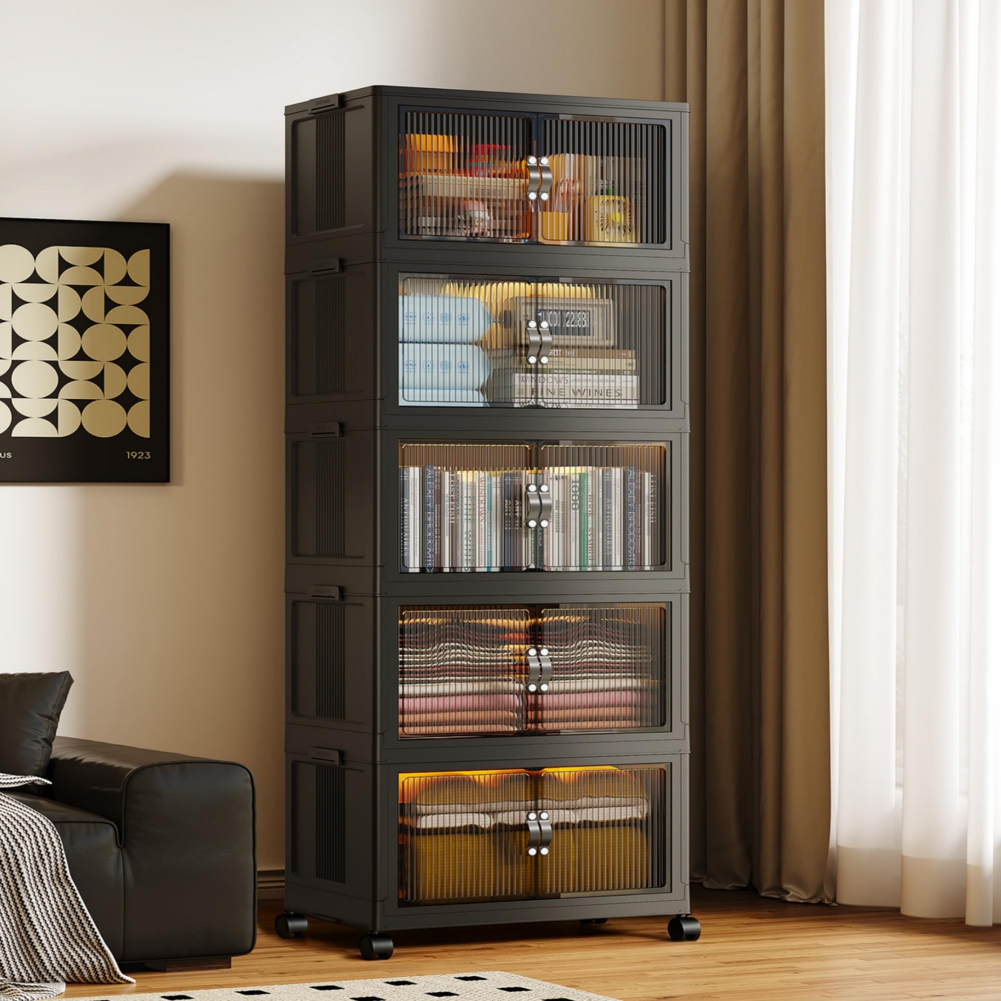 580Qt Stackable Storage Bins