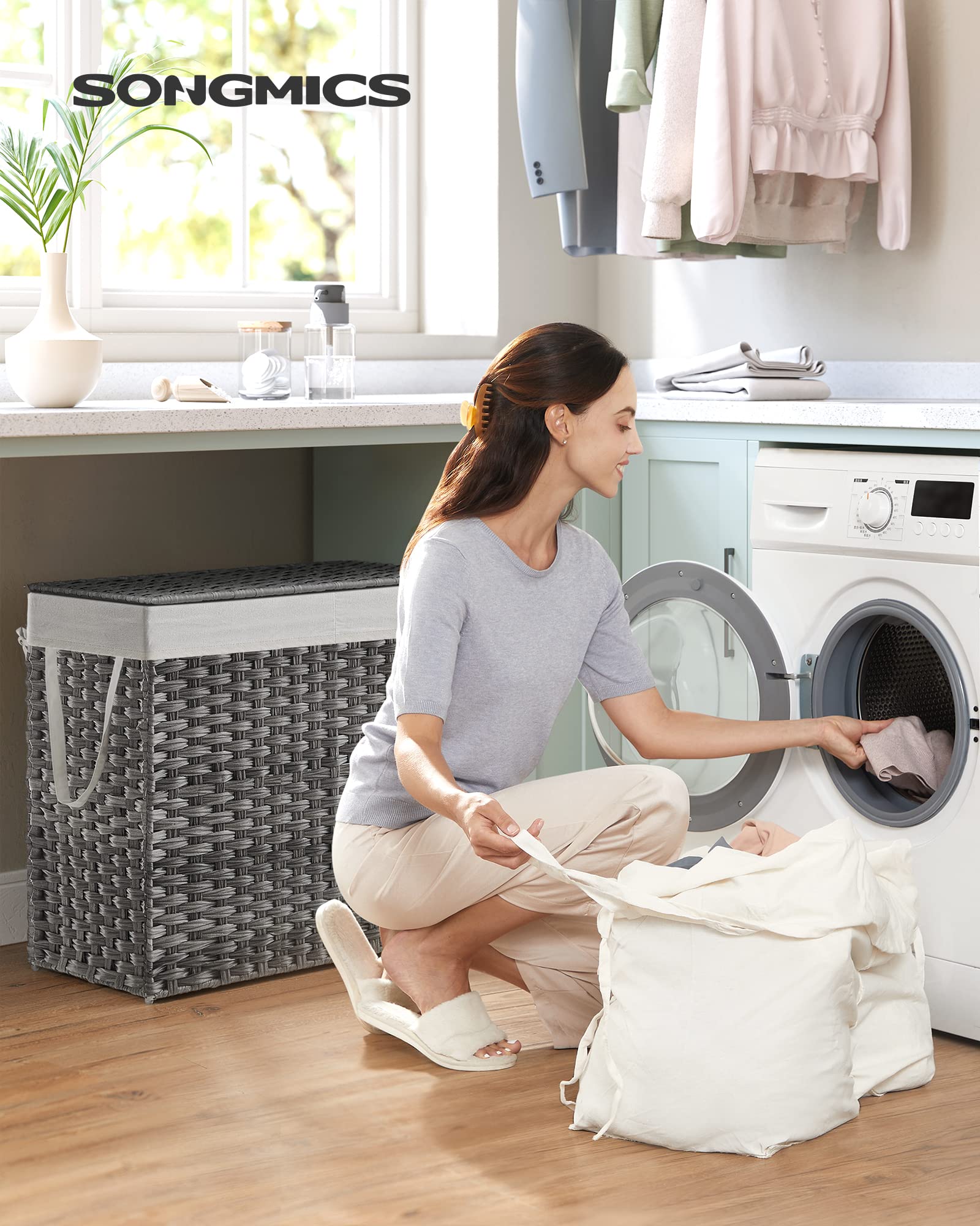 Laundry Hamper with Lid - ModHome Supplies