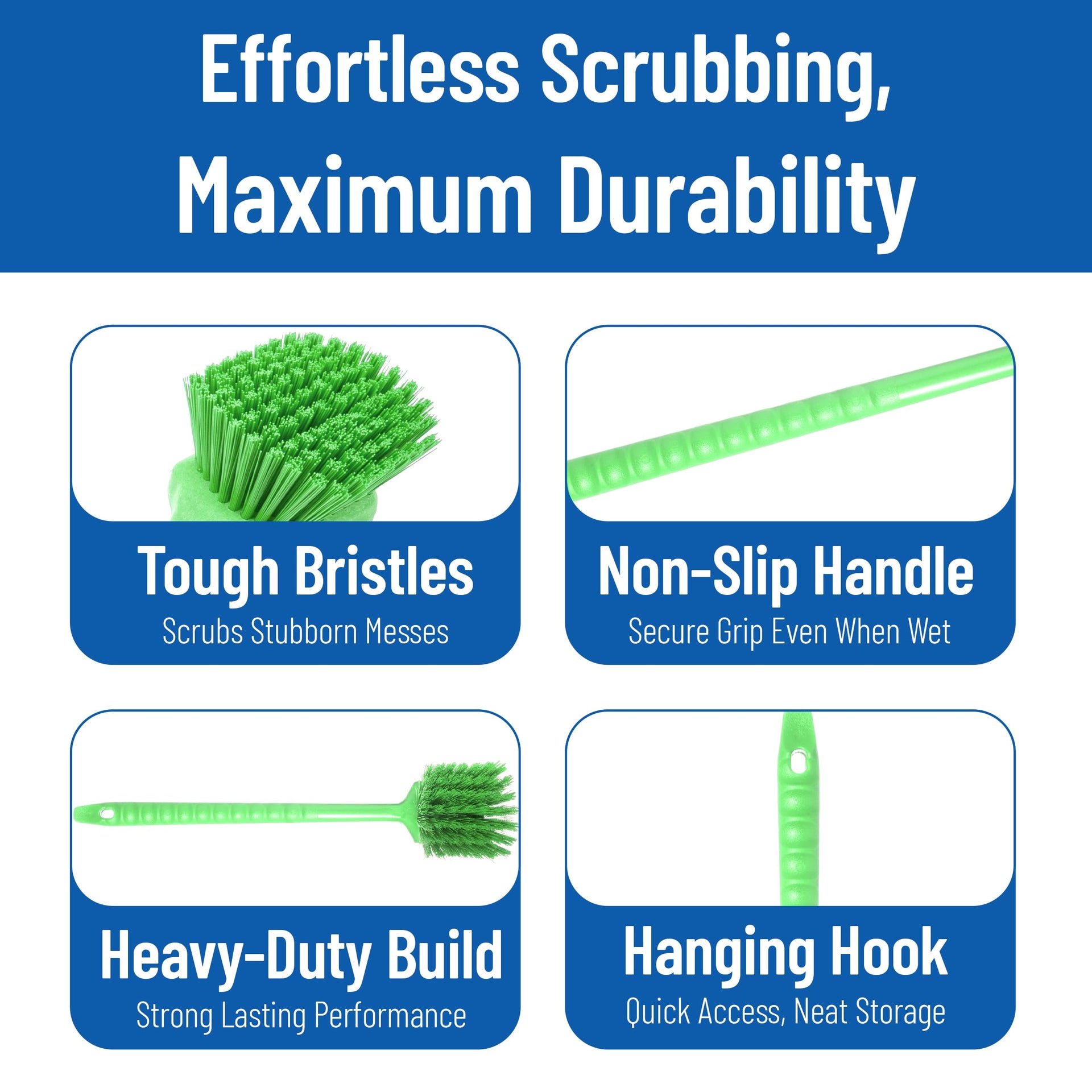 20" Floater Scrub Brush with Long Handle