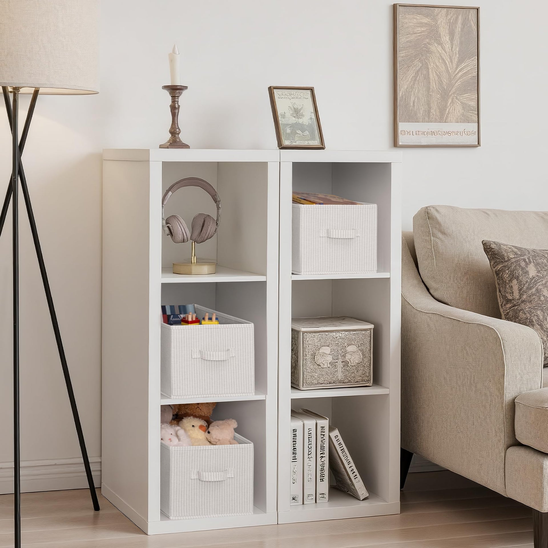 Shelf Organizer Bins (3 Count)